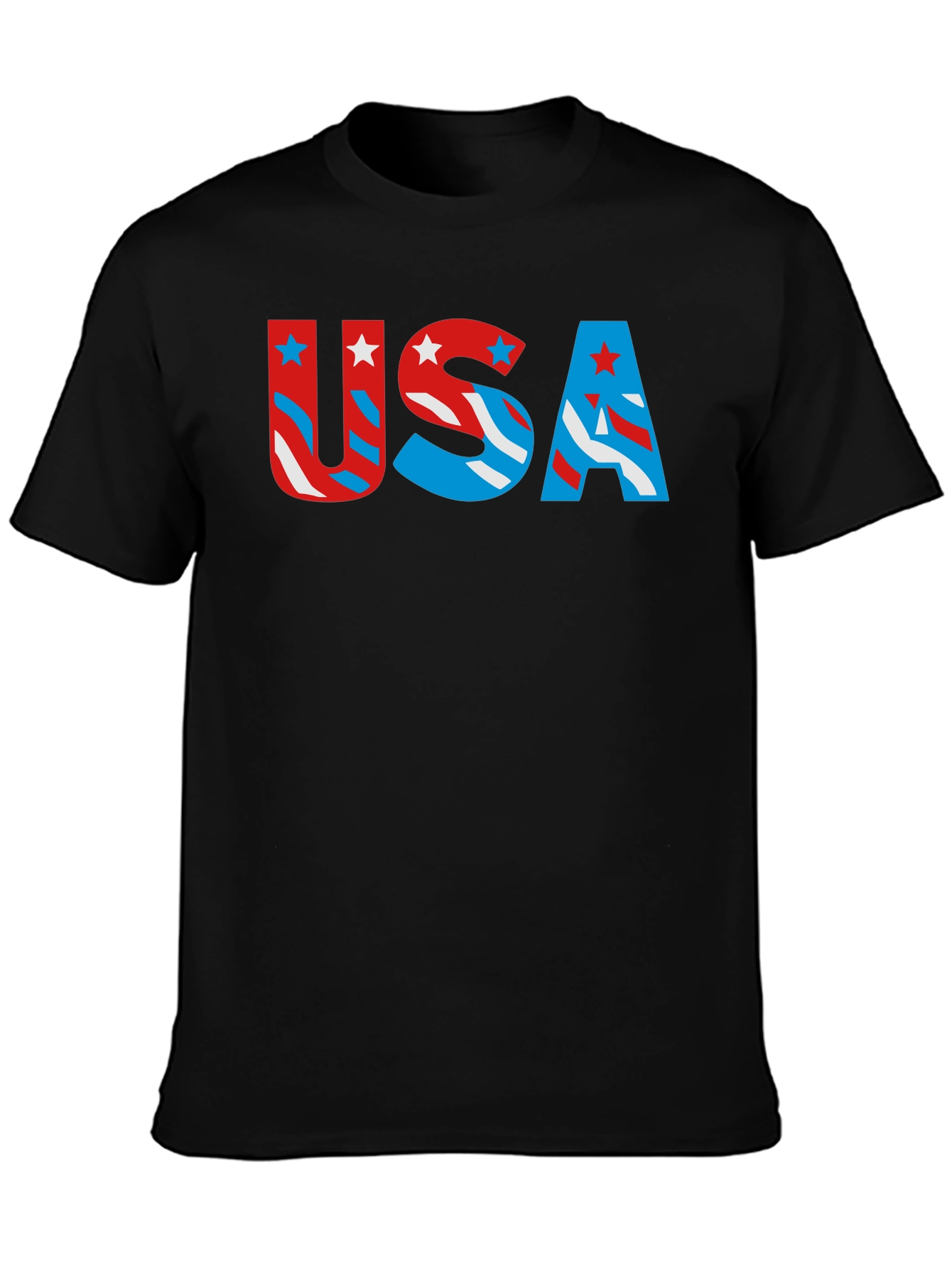 USA Patriotic T-Shirt - Stars and Stripes