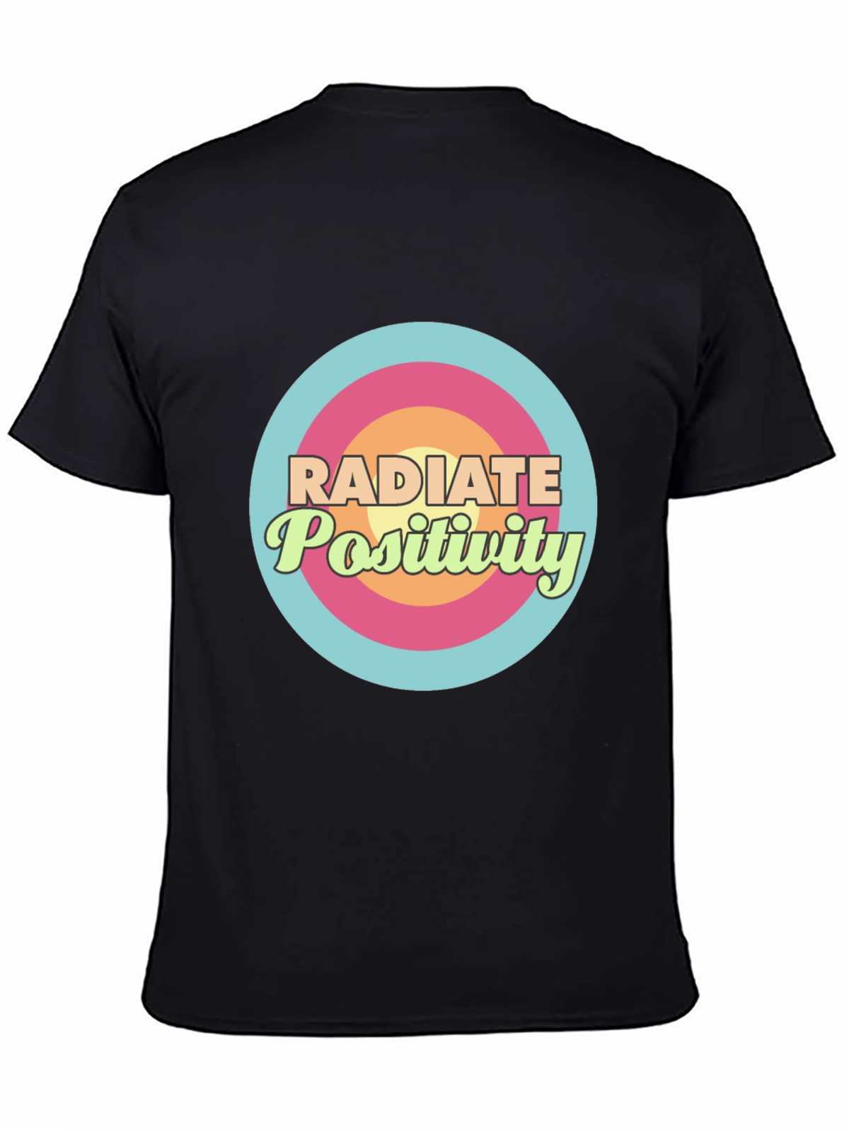 Radiate Positivity Graphic T-Shirt - Stylish Comfort