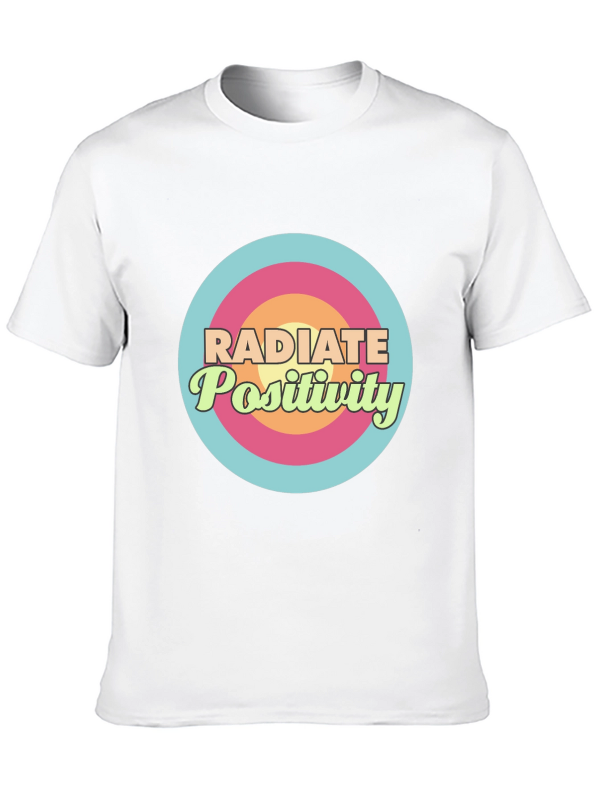 Radiate Positivity Graphic T-Shirt - Stylish Comfort