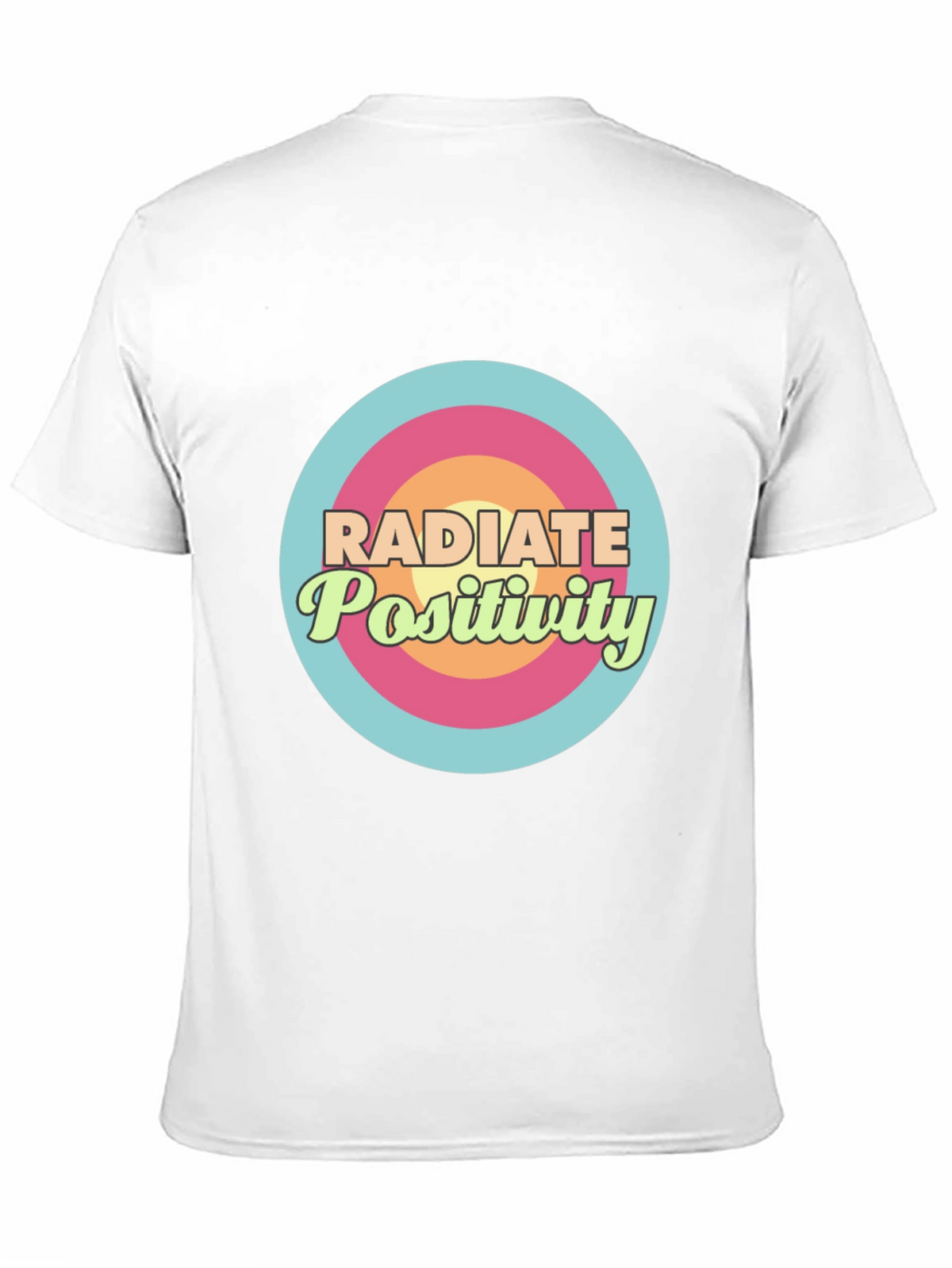 Radiate Positivity Graphic T-Shirt - Stylish Comfort