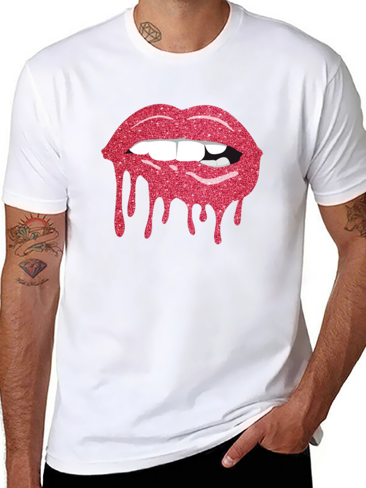 Lip Drip T-Shirt - Bold Graphic Tee