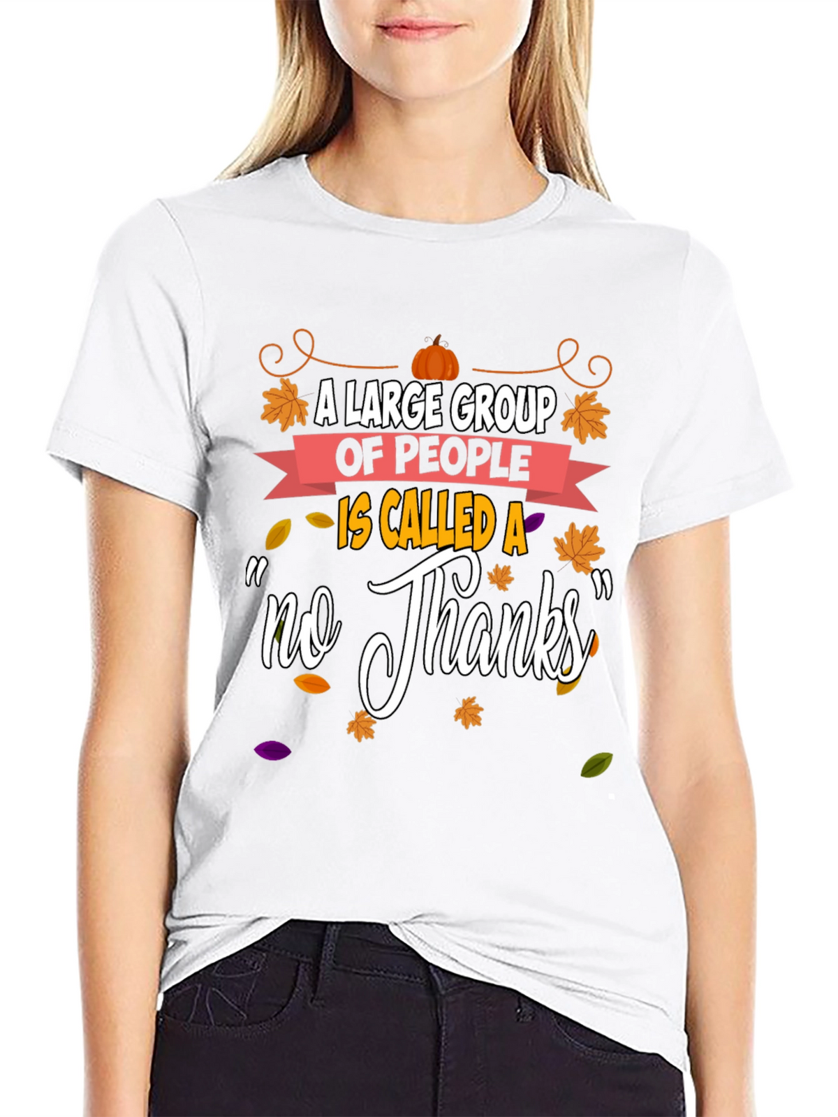 Funny Thanksgiving No Thanks T-Shirt