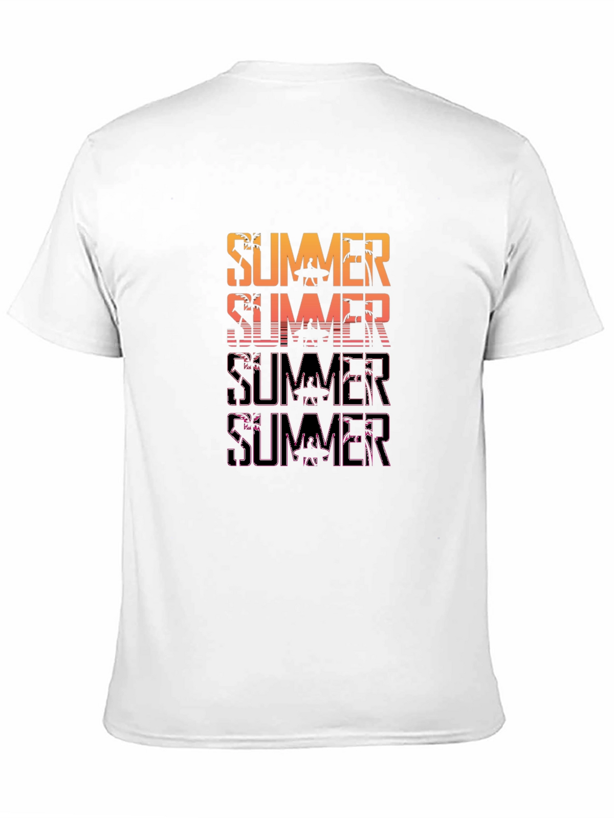 Summer Vibes Graphic Tee - Retro Beach Design