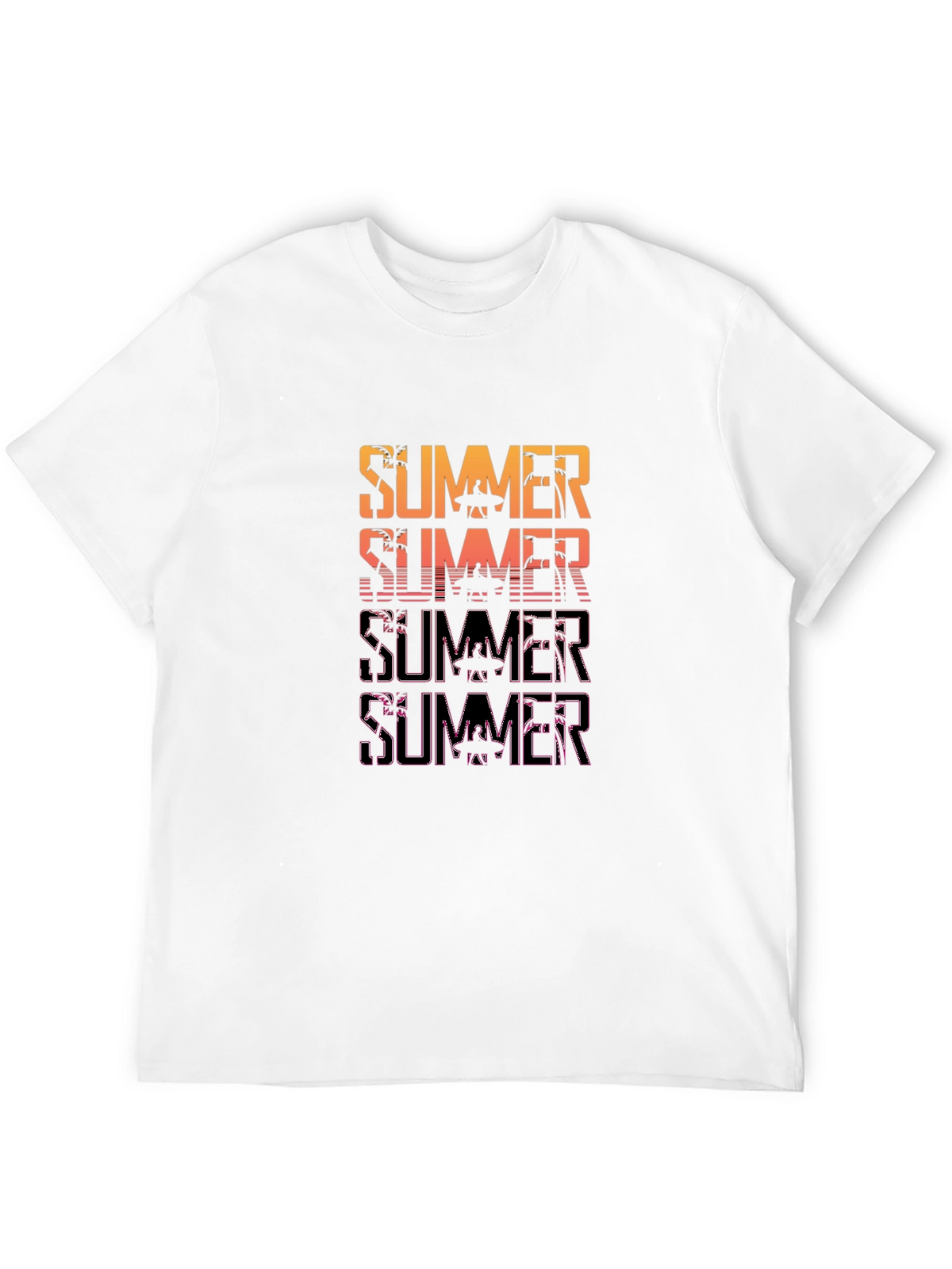 Summer Vibes Graphic Tee - Retro Beach Design