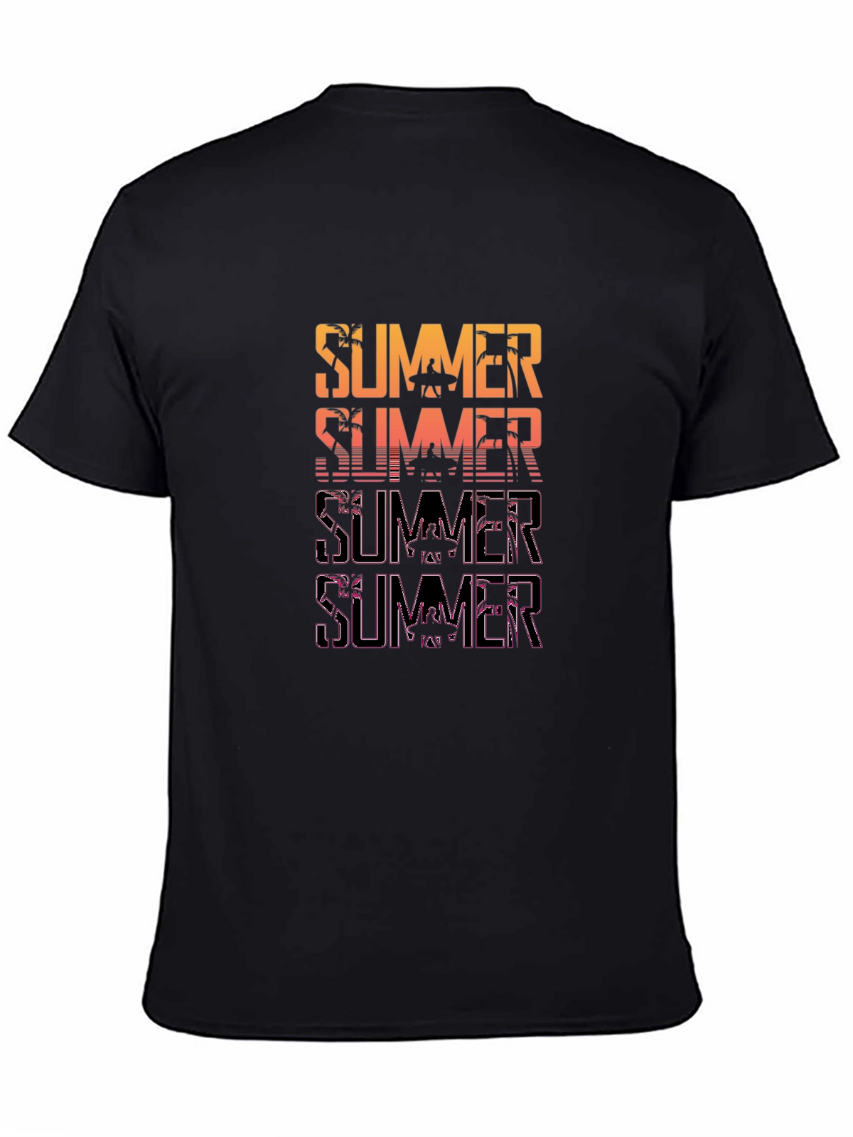 Summer Vibes Graphic Tee - Retro Beach Design