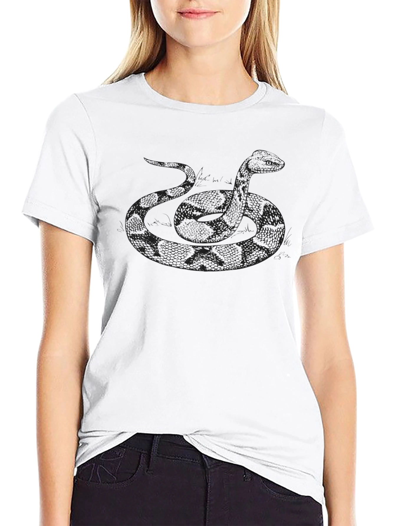 Snake Graphic Tee - Stylish Mens T-Shirt