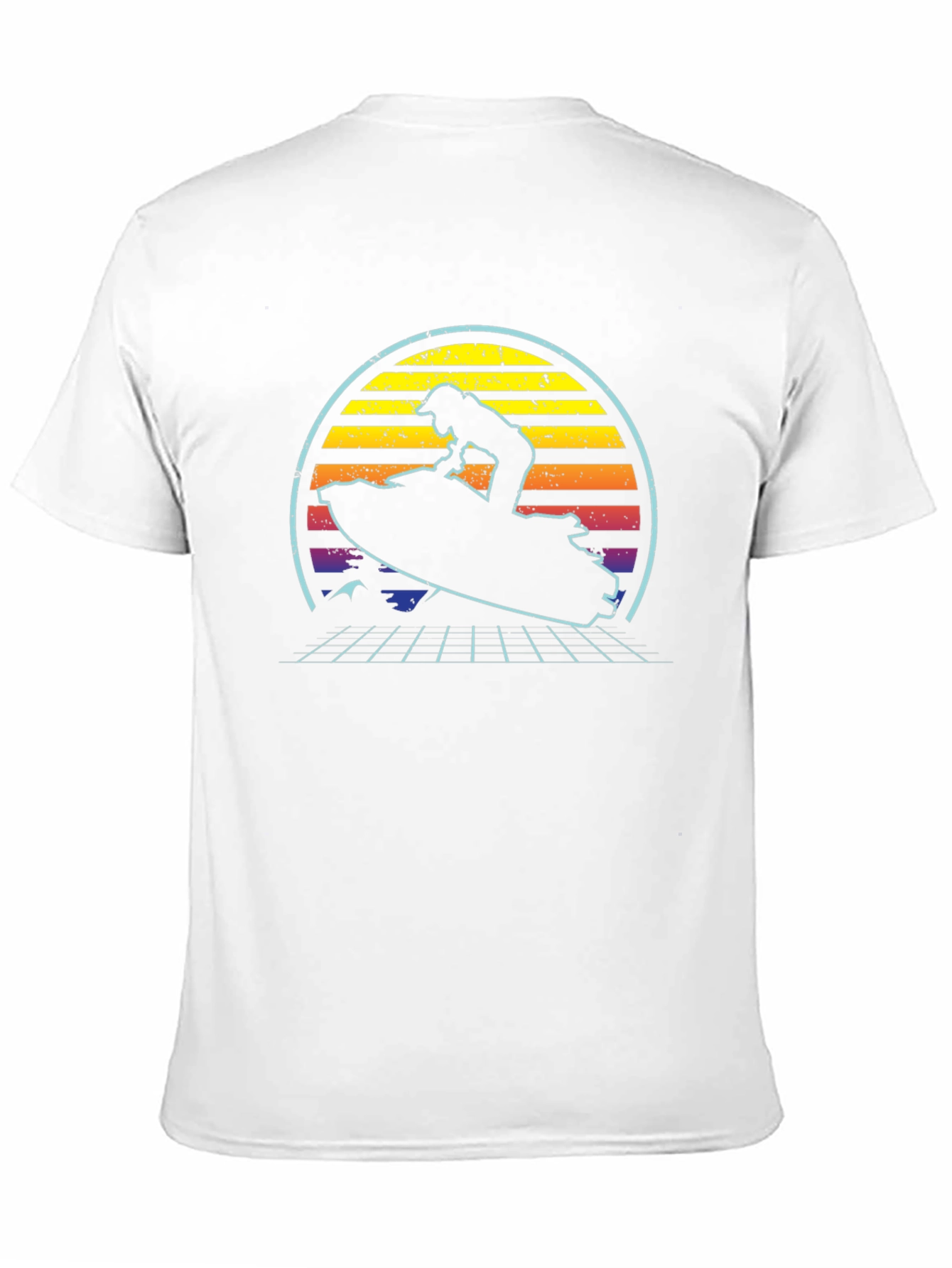 Retro Wave Jet Ski Graphic T-Shirt