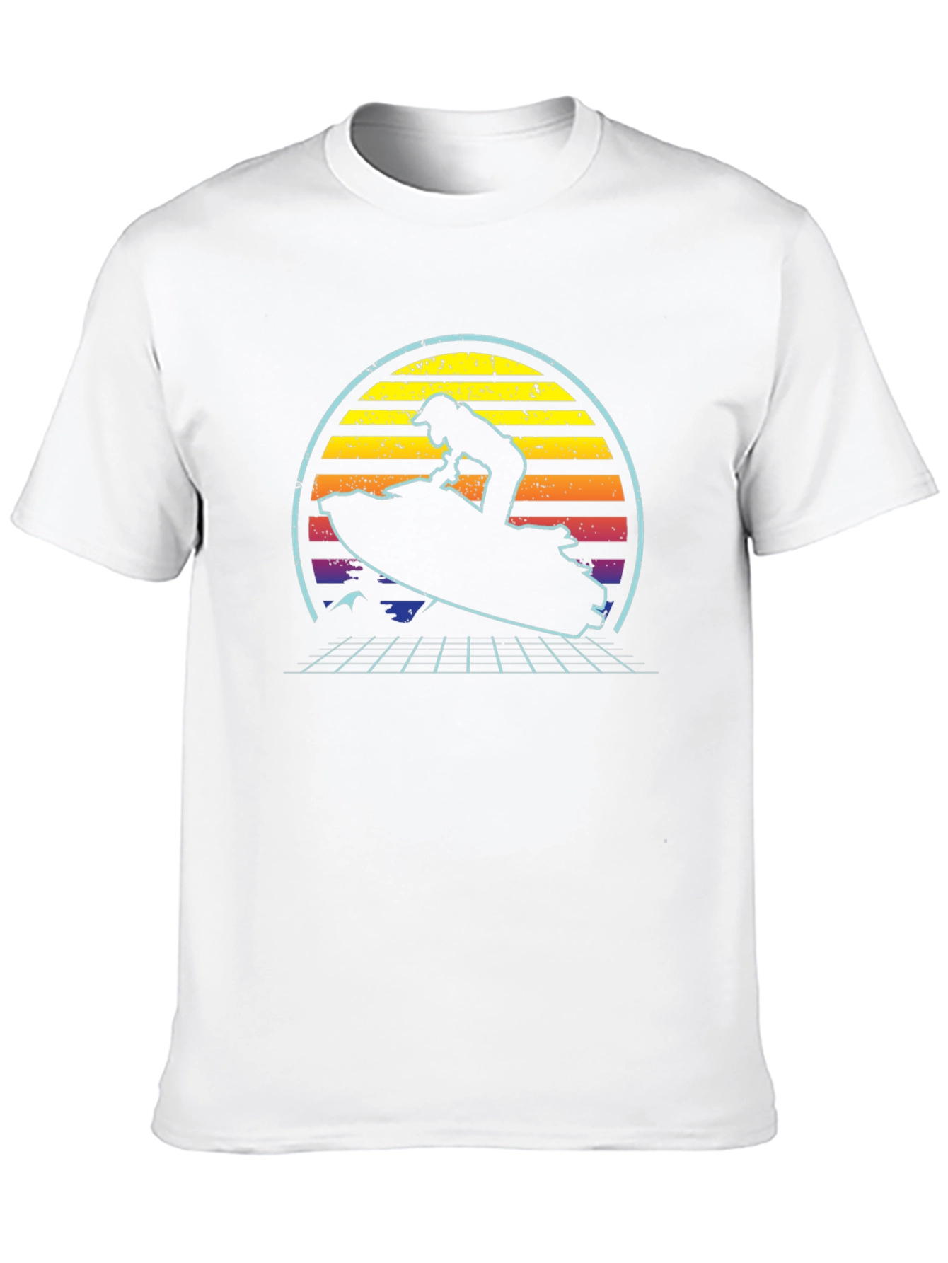 Retro Wave Jet Ski Graphic T-Shirt
