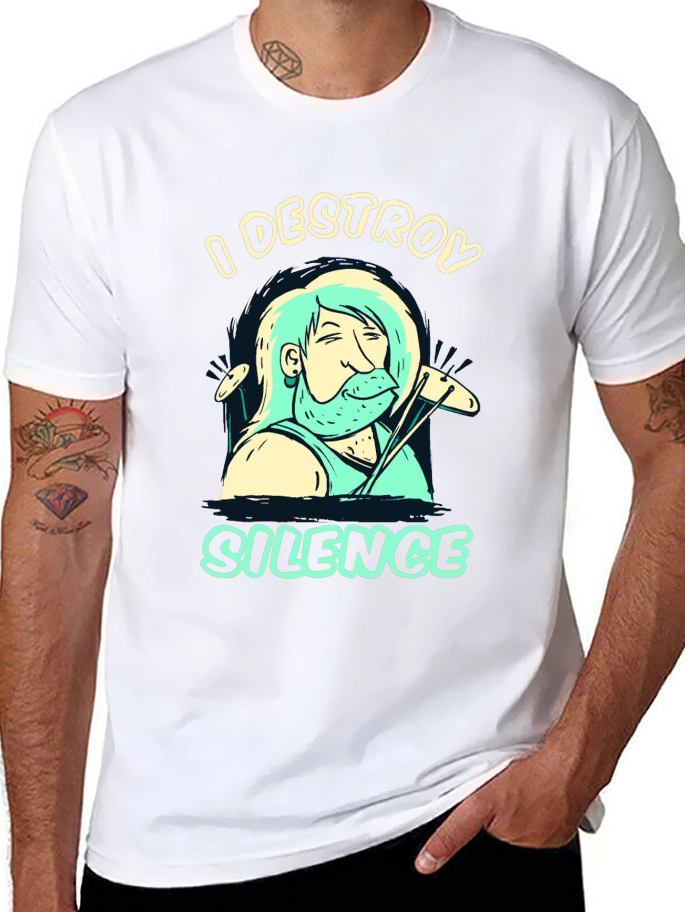 I Destroy Silence Graphic Tee