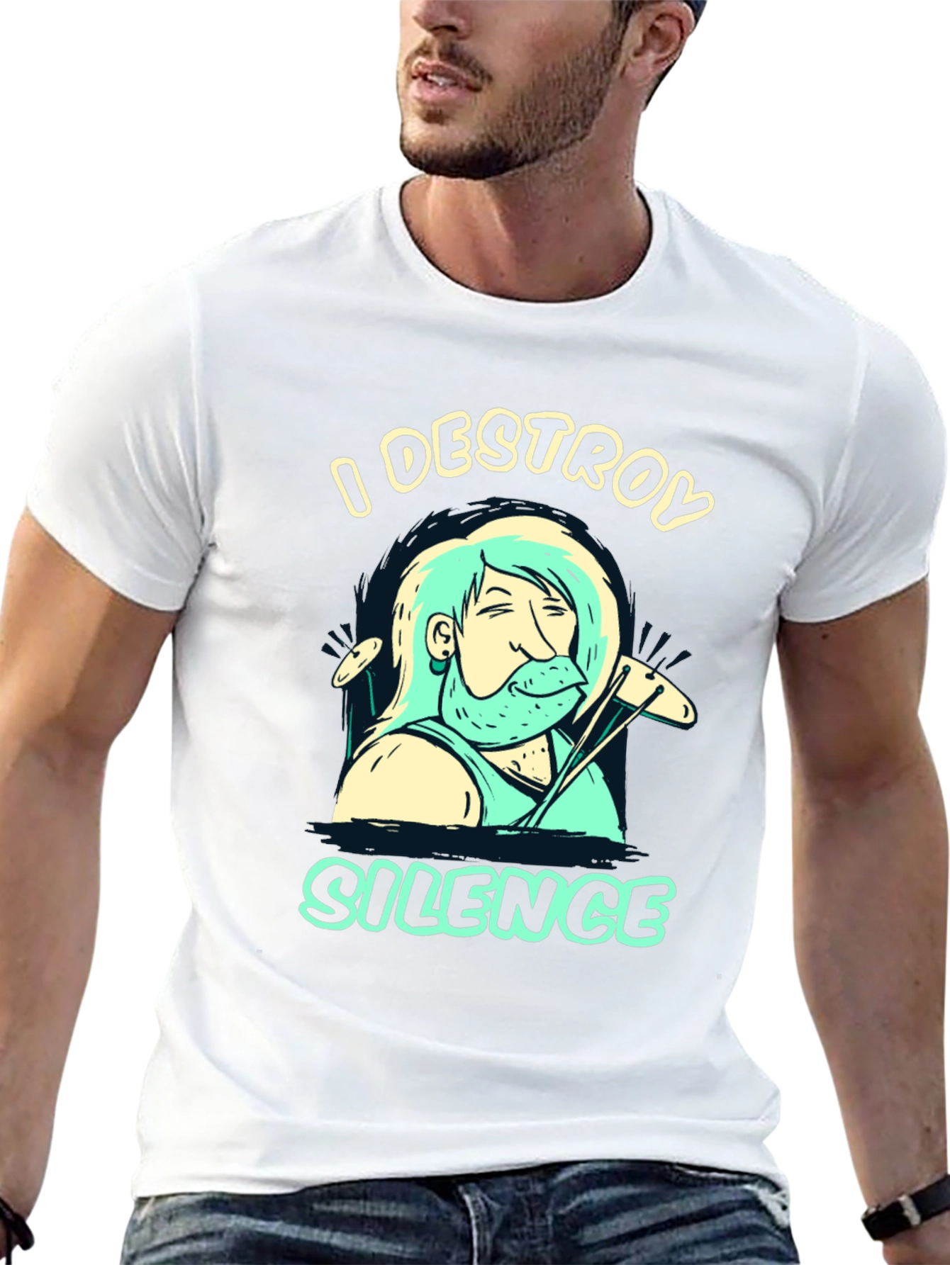 I Destroy Silence Graphic Tee