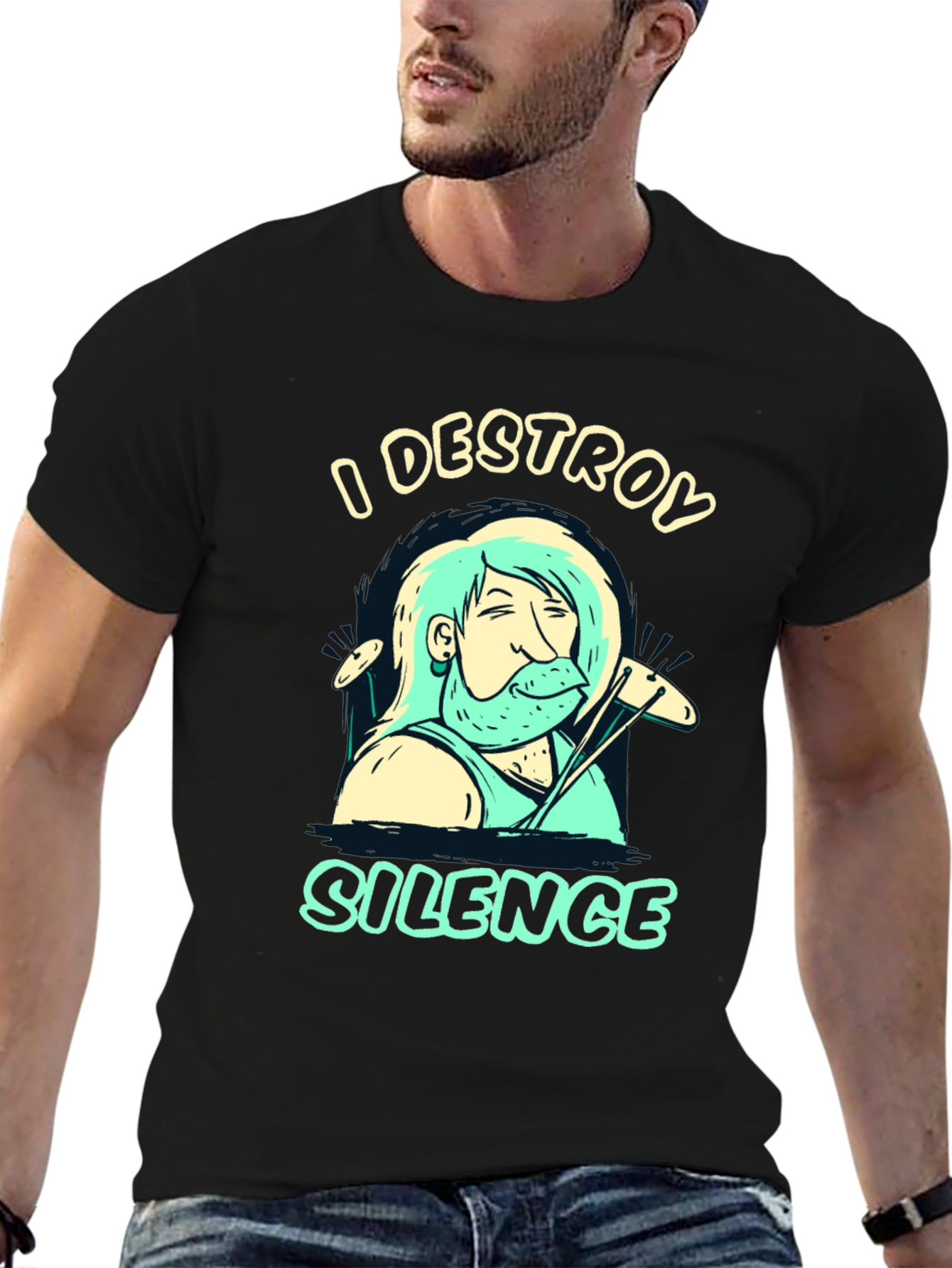 I Destroy Silence Graphic Tee