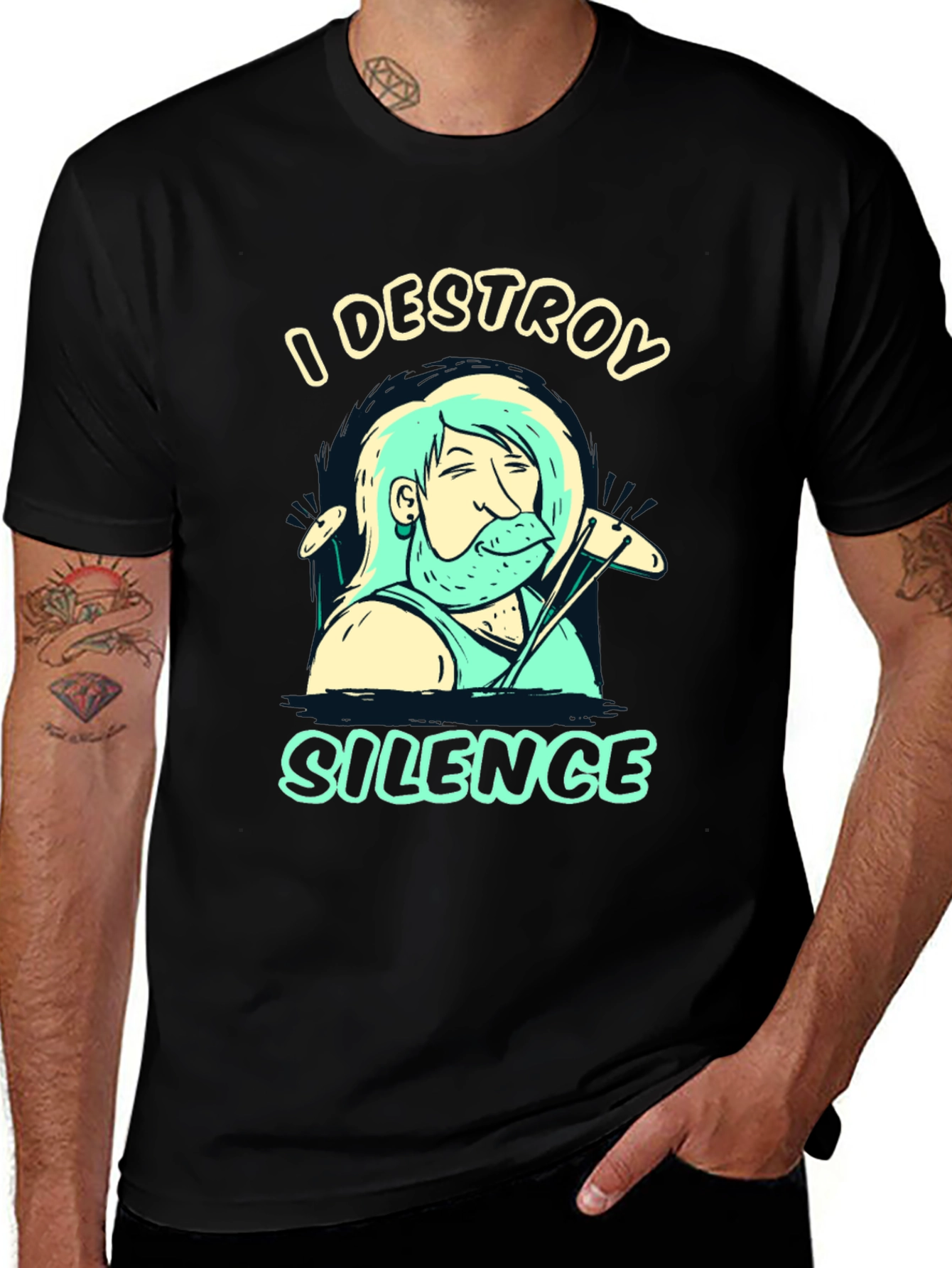 I Destroy Silence Graphic Tee