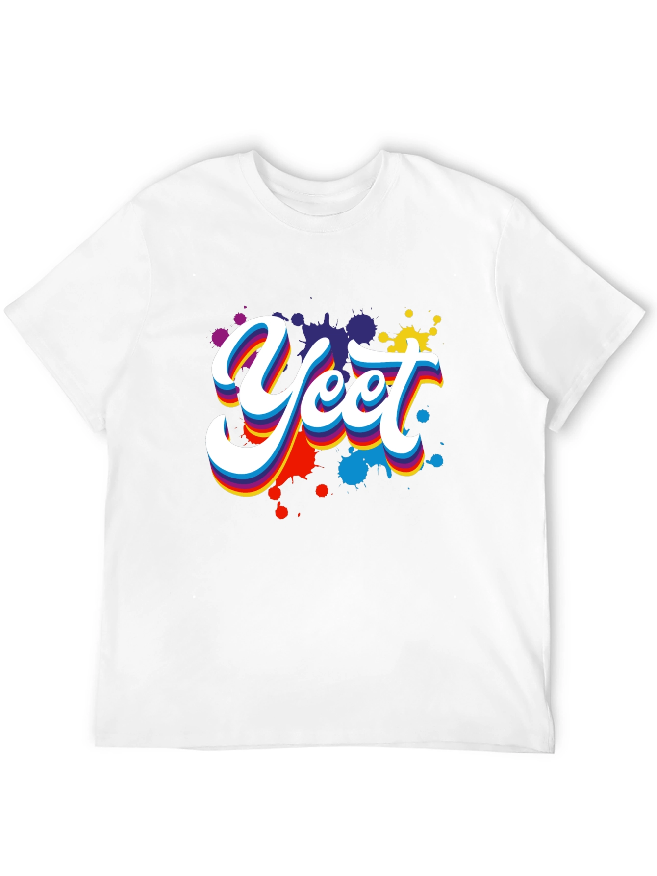 Yeet Graphic Tee - Trendy Black Cotton T-Shirt