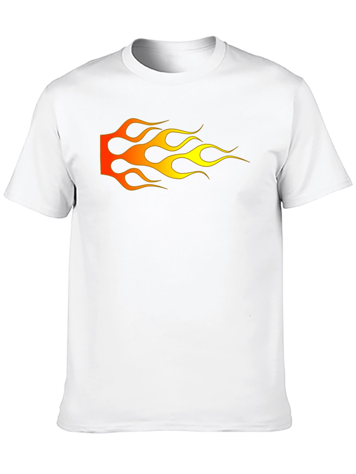 Flame Graphic Black T-Shirt