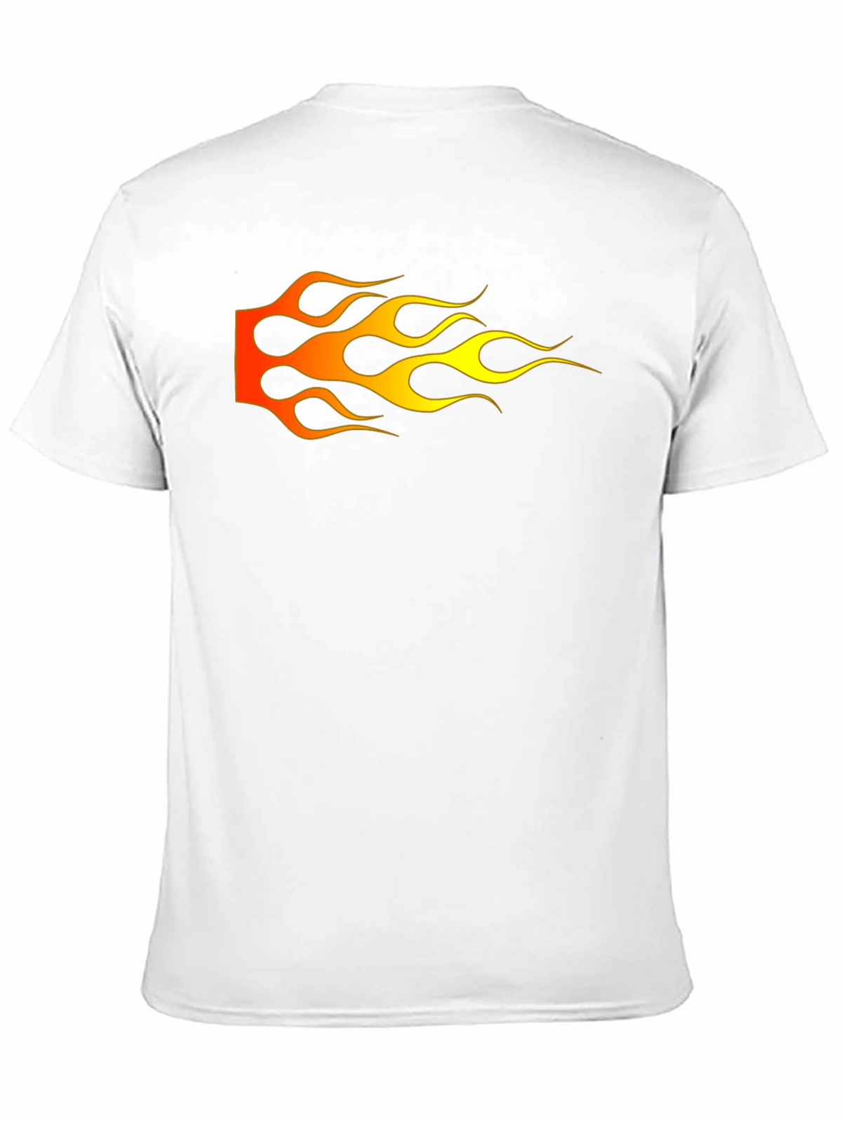 Flame Graphic Black T-Shirt