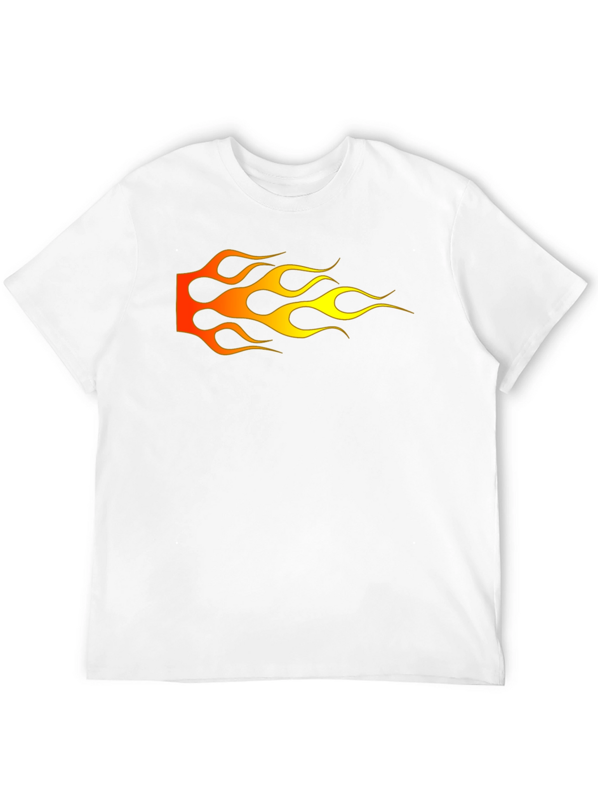 Flame Graphic Black T-Shirt