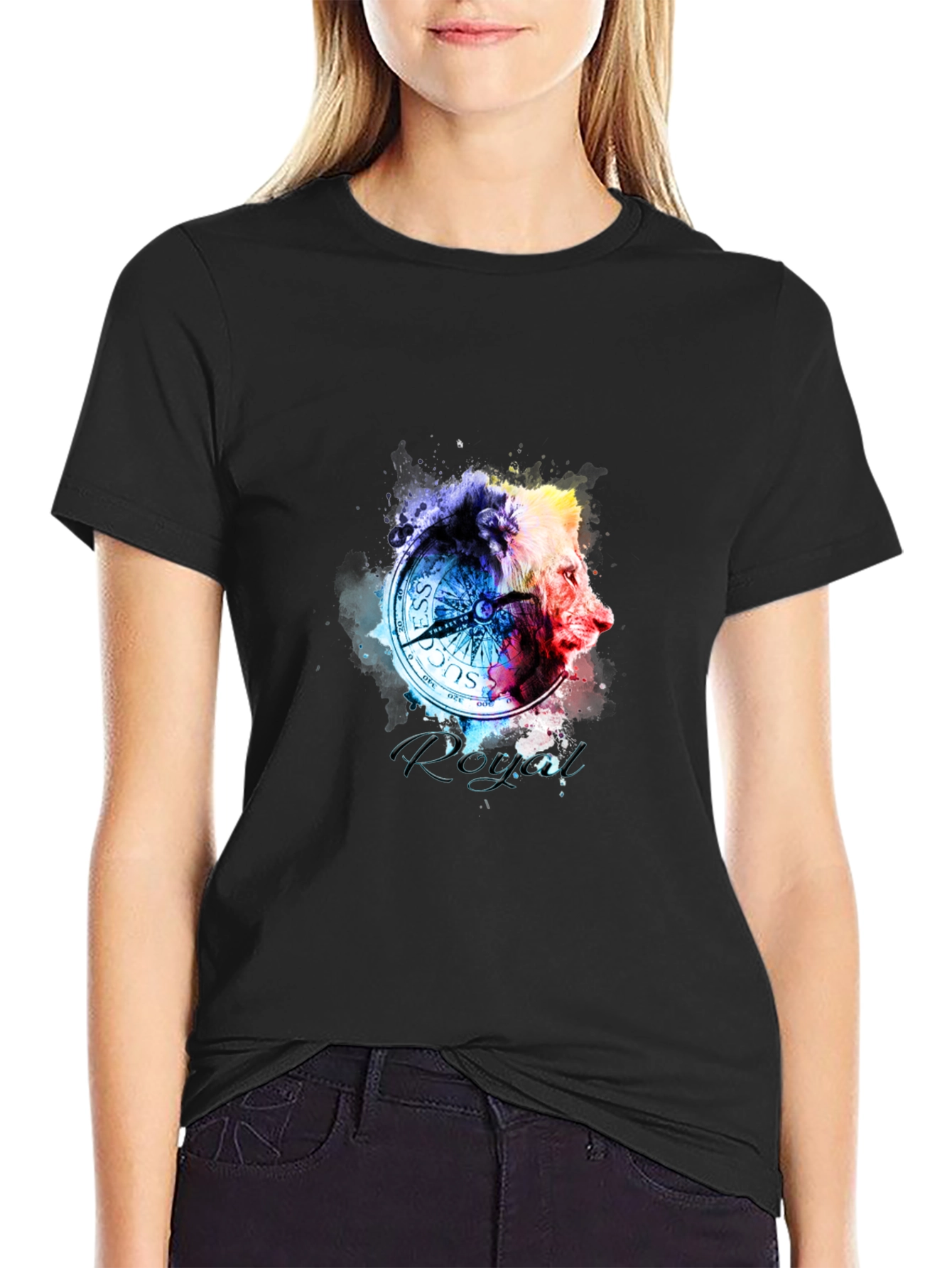 Royal Success Lion Compass Graphic Tee