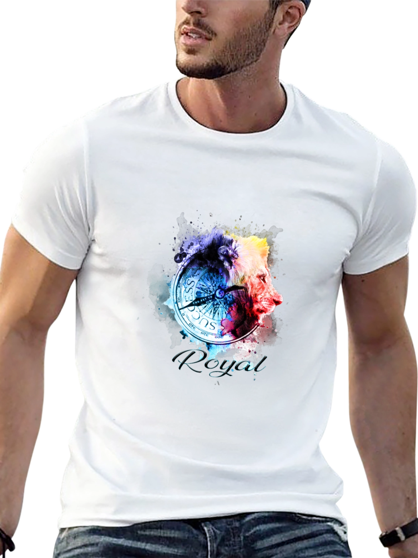 Royal Success Lion Compass Graphic Tee