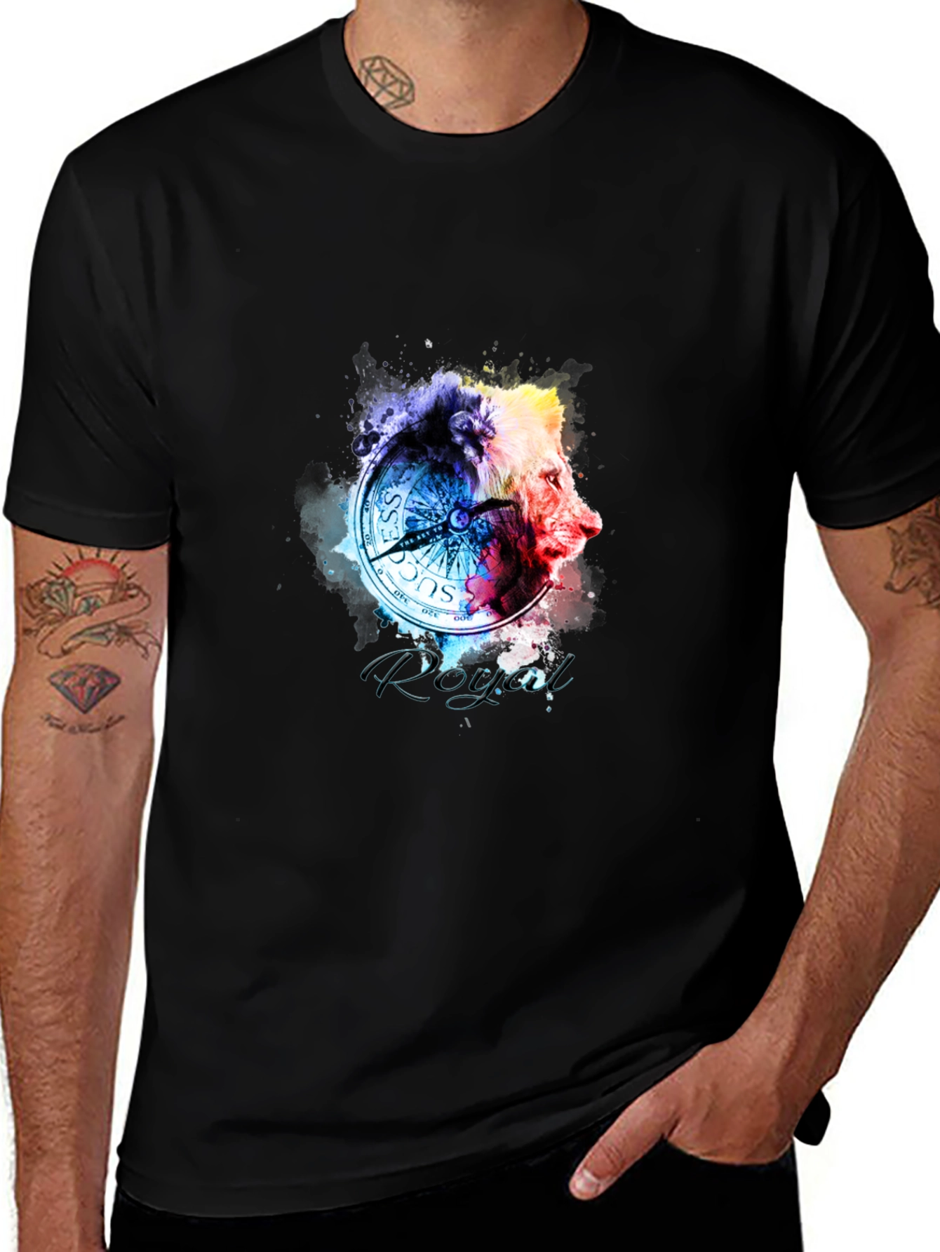Royal Success Lion Compass Graphic Tee