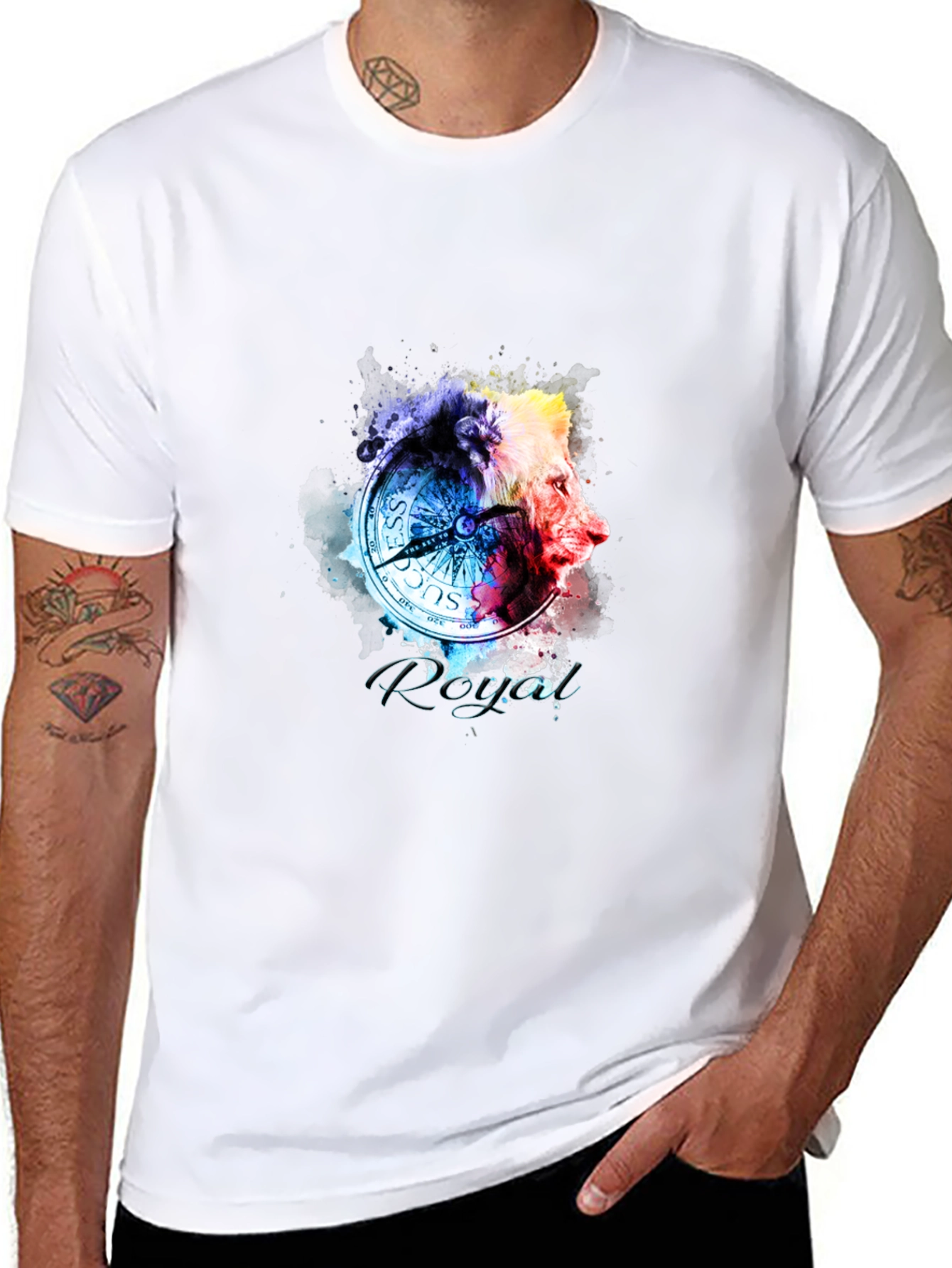 Royal Success Lion Compass Graphic Tee