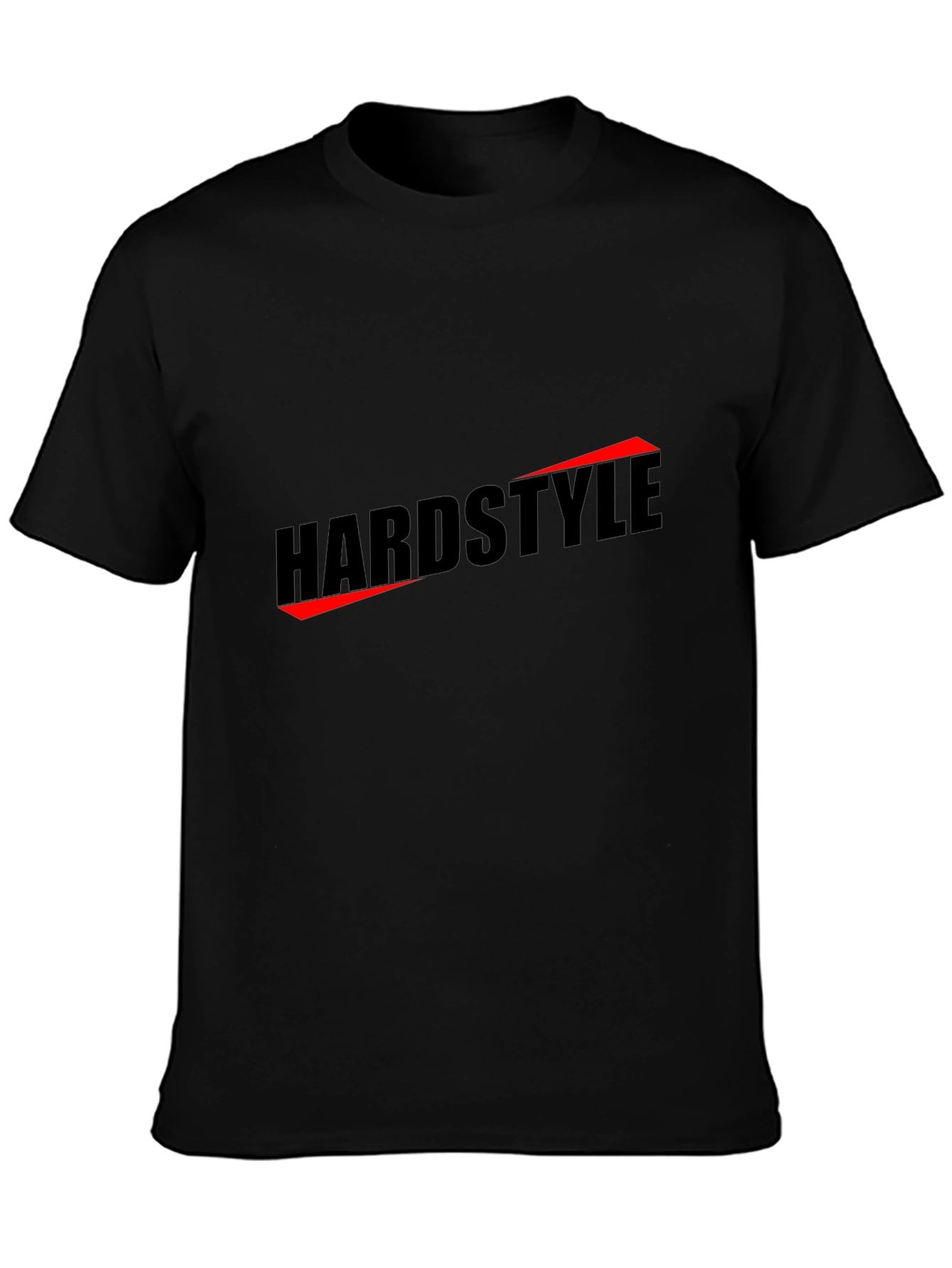 Hardstyle Black Graphic Tee - Music Lovers T-Shirt