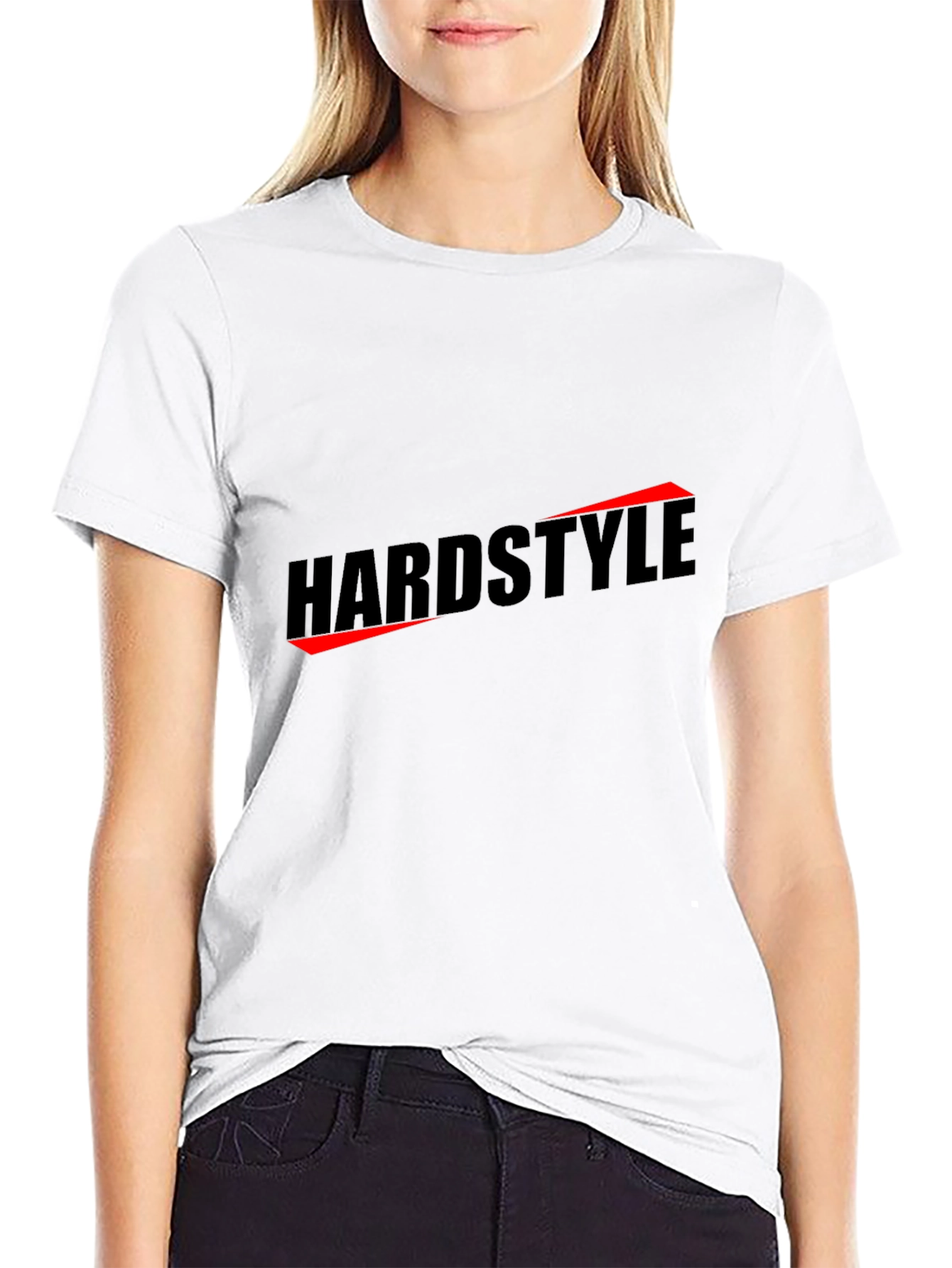 Hardstyle Black Graphic Tee - Music Lovers T-Shirt