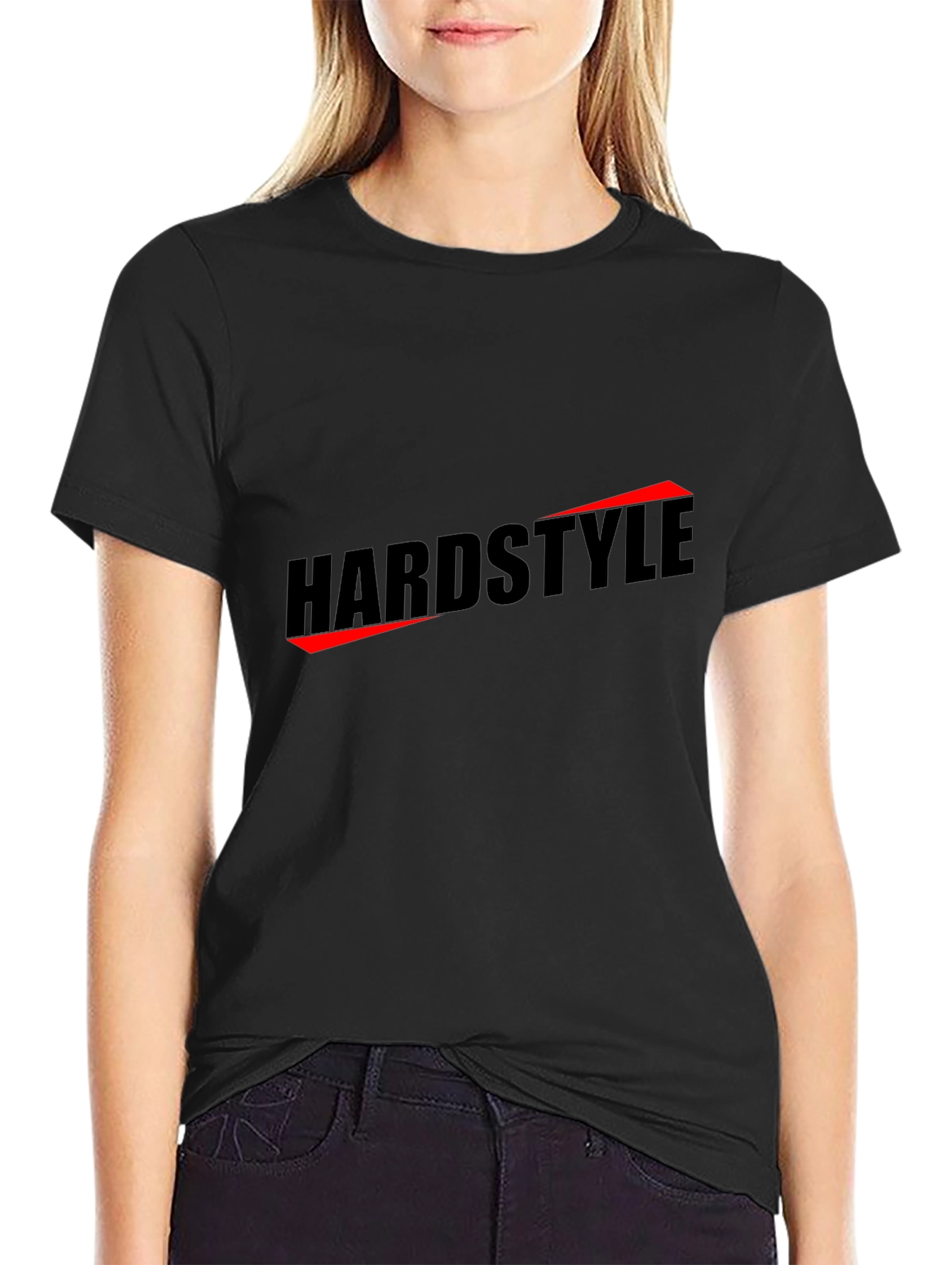 Hardstyle Black Graphic Tee - Music Lovers T-Shirt
