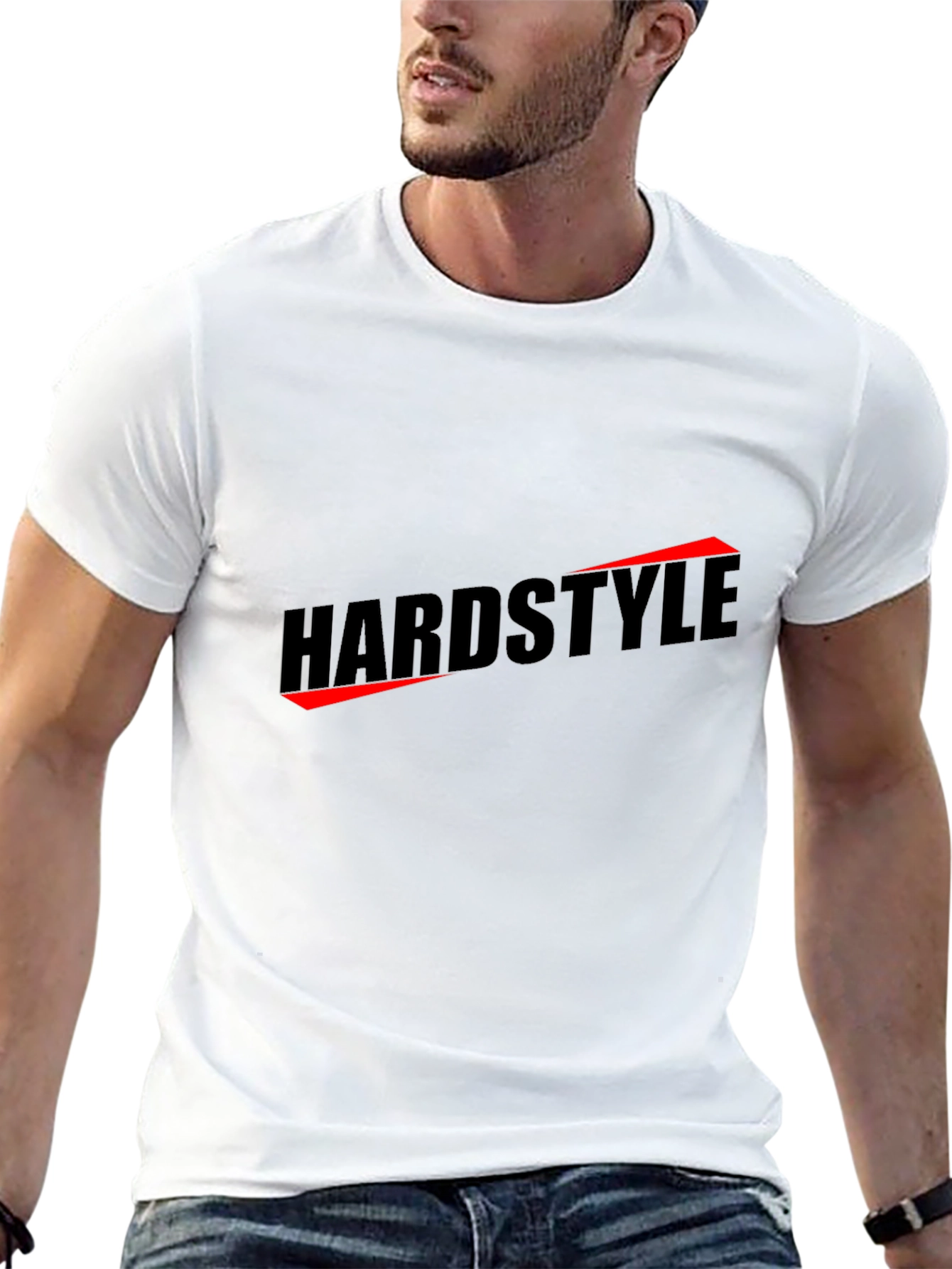 Hardstyle Black Graphic Tee - Music Lovers T-Shirt