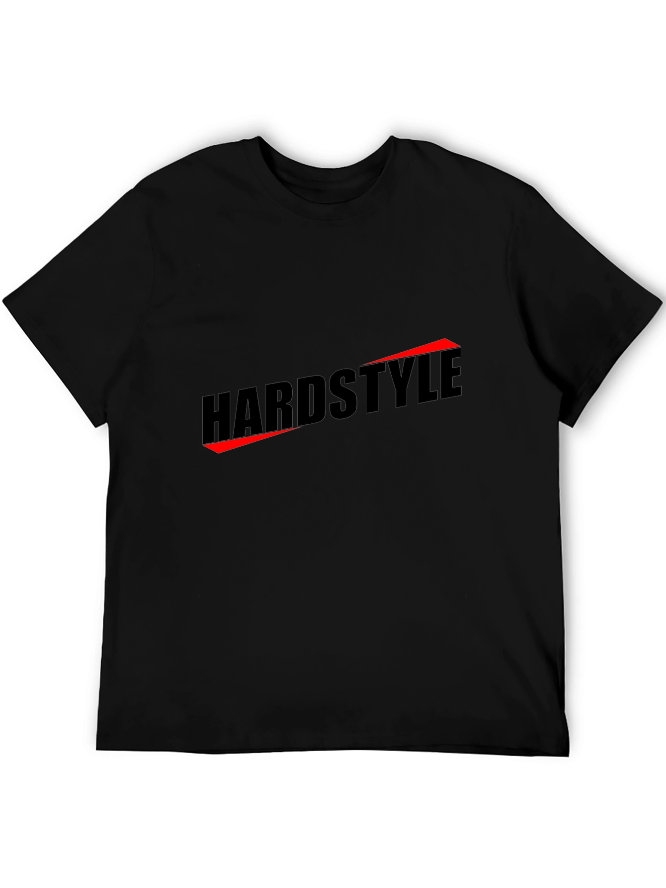 Hardstyle Black Graphic Tee - Music Lovers T-Shirt
