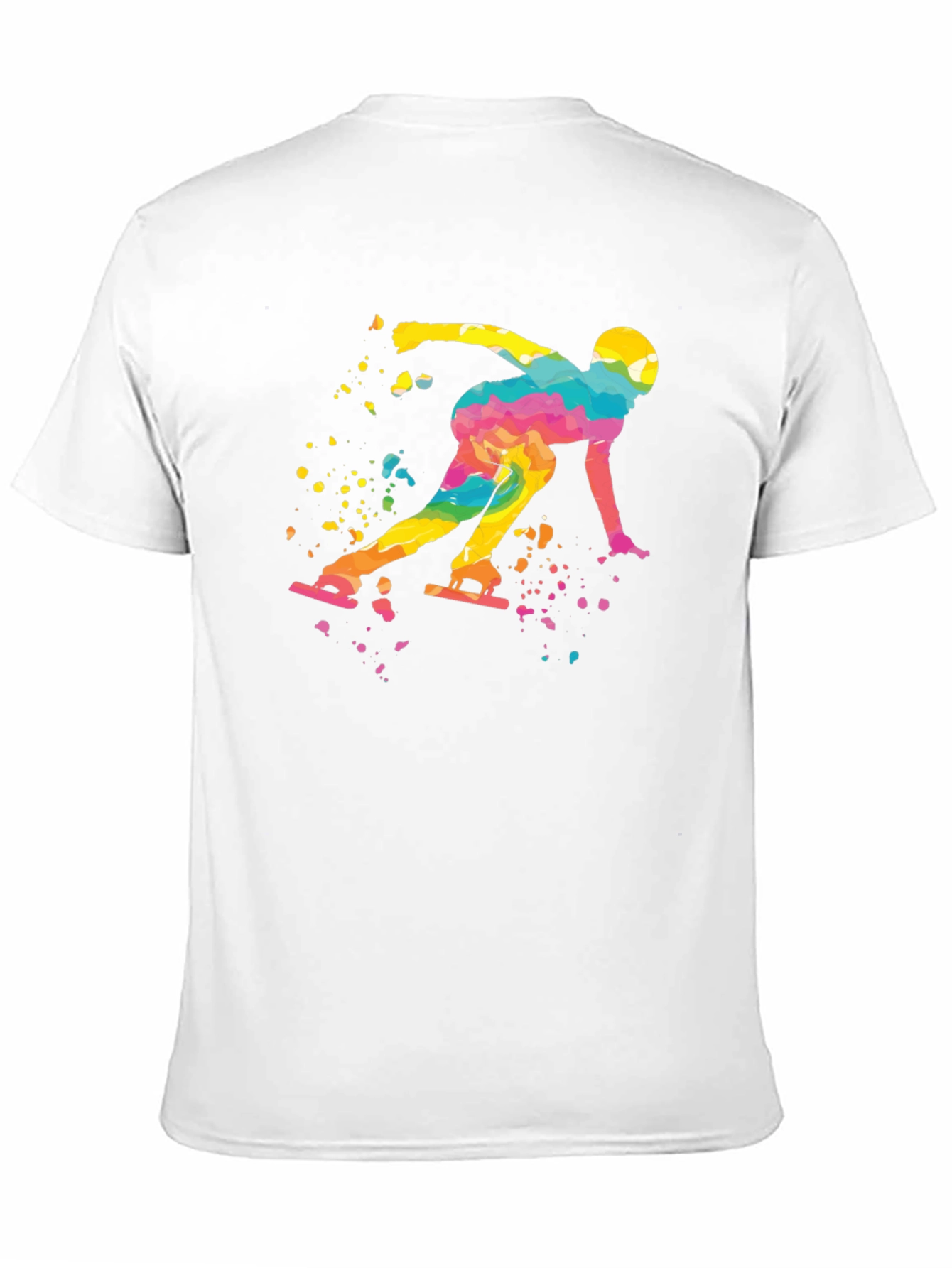 Colorful Skater Graphic T-Shirt