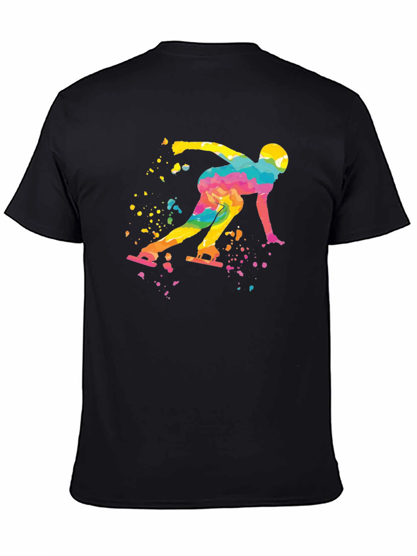 Colorful Skater Graphic T-Shirt
