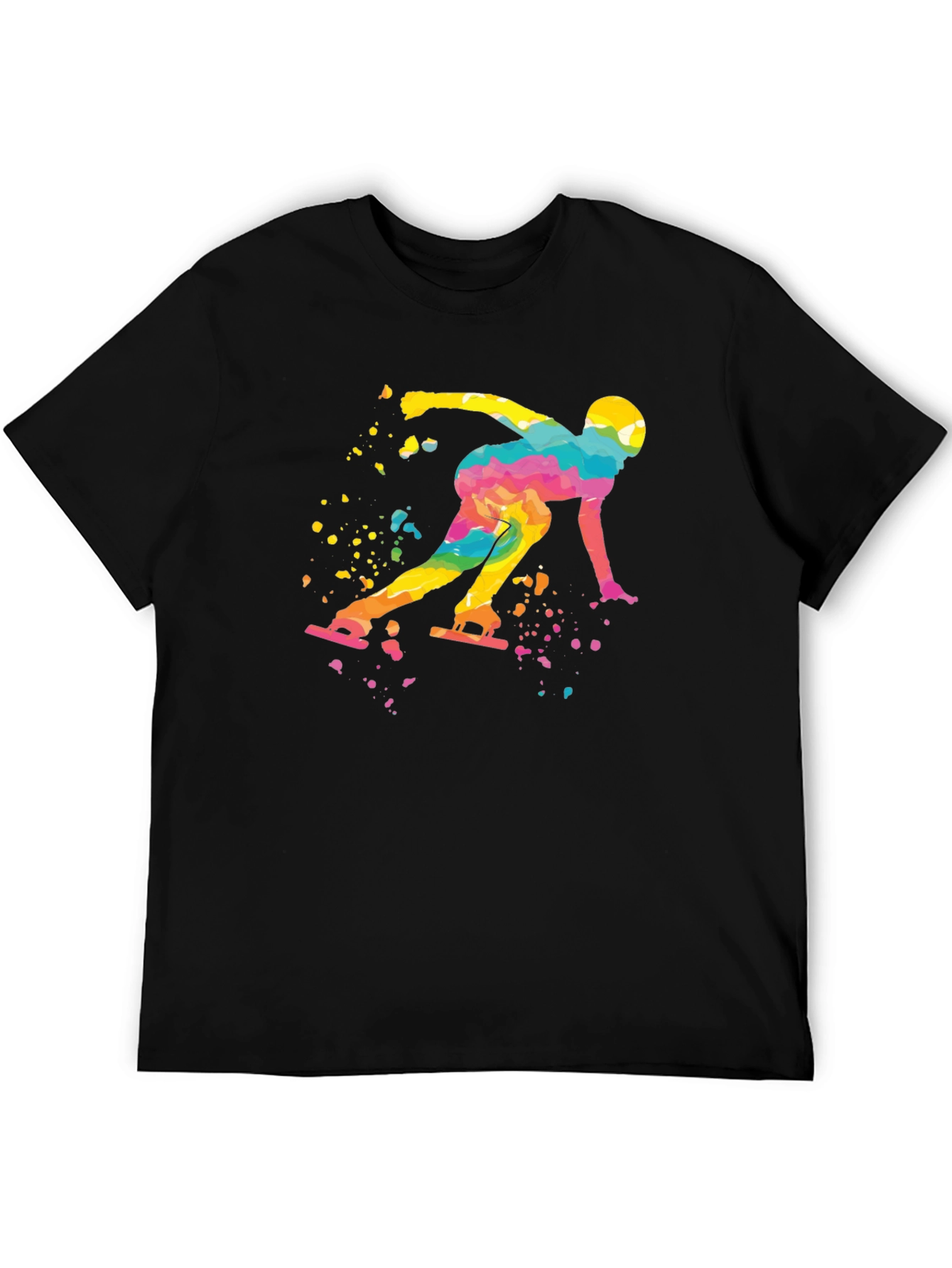 Colorful Skater Graphic T-Shirt