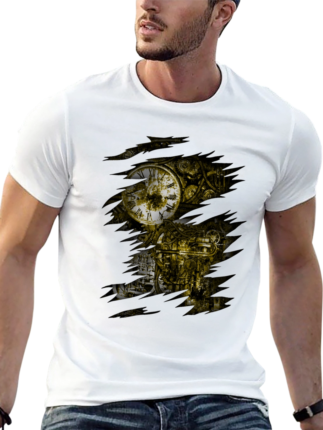 Steampunk Time Machine Graphic Tee