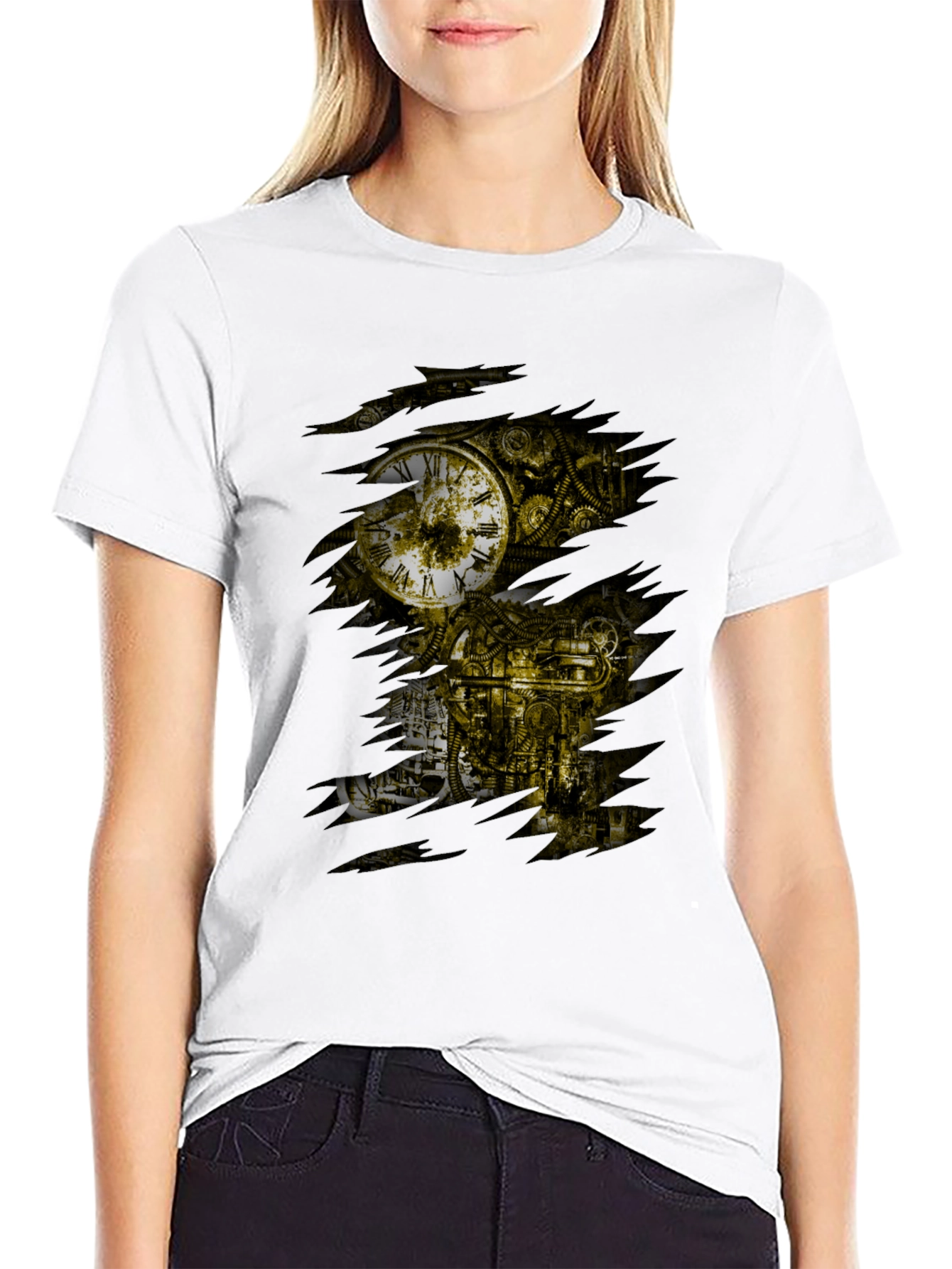 Steampunk Time Machine Graphic Tee