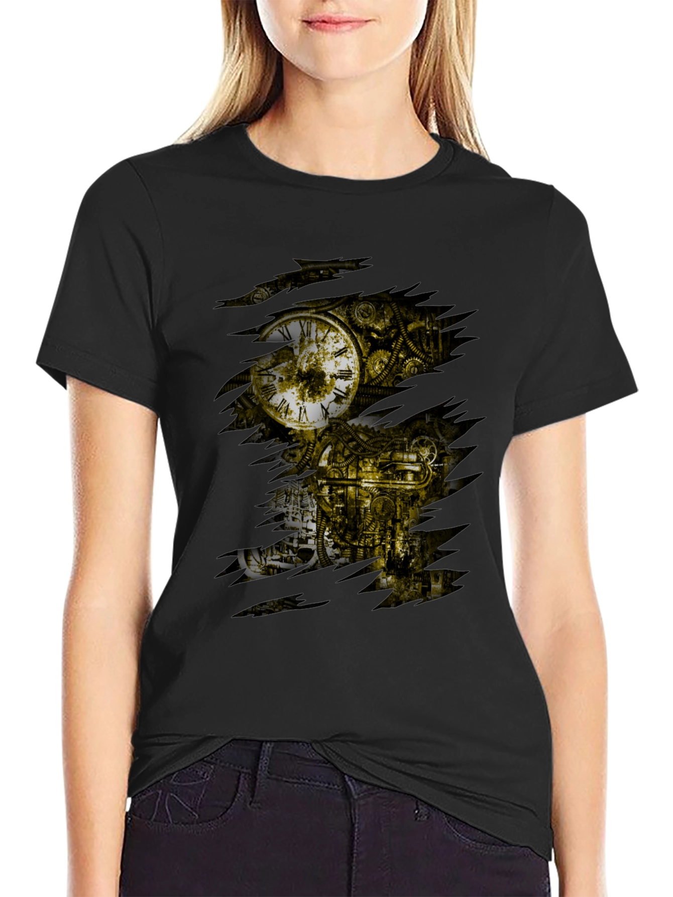 Steampunk Time Machine Graphic Tee