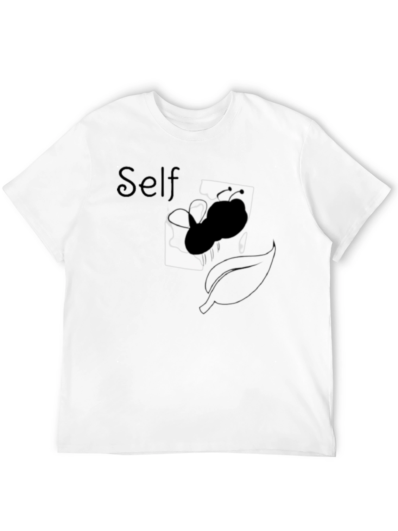 Self Butterfly Graphic Tee - Unique Design Soft Cotton