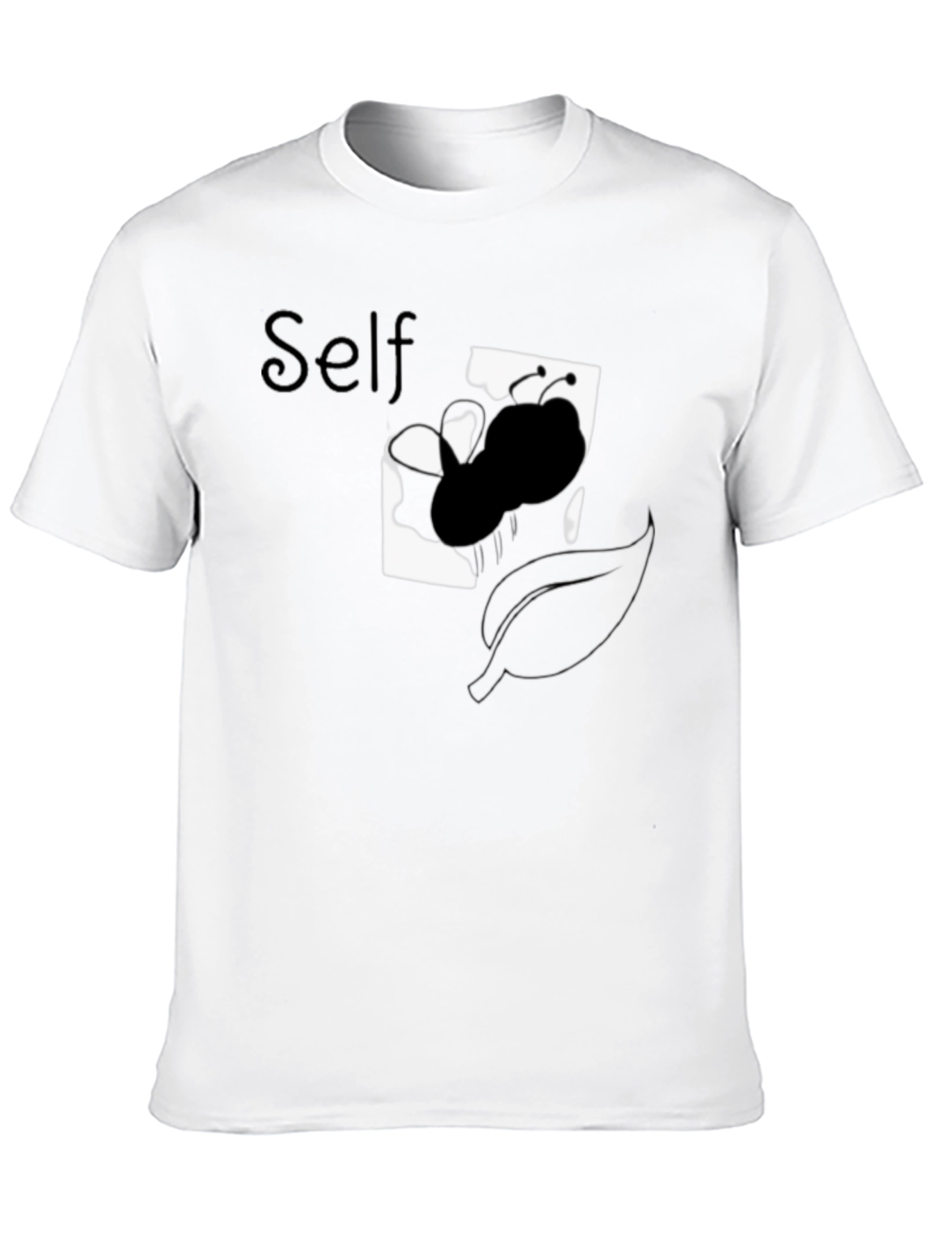 Self Butterfly Graphic Tee - Unique Design Soft Cotton