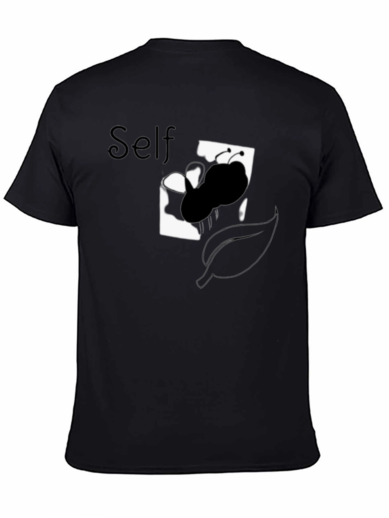 Self Butterfly Graphic Tee - Unique Design Soft Cotton