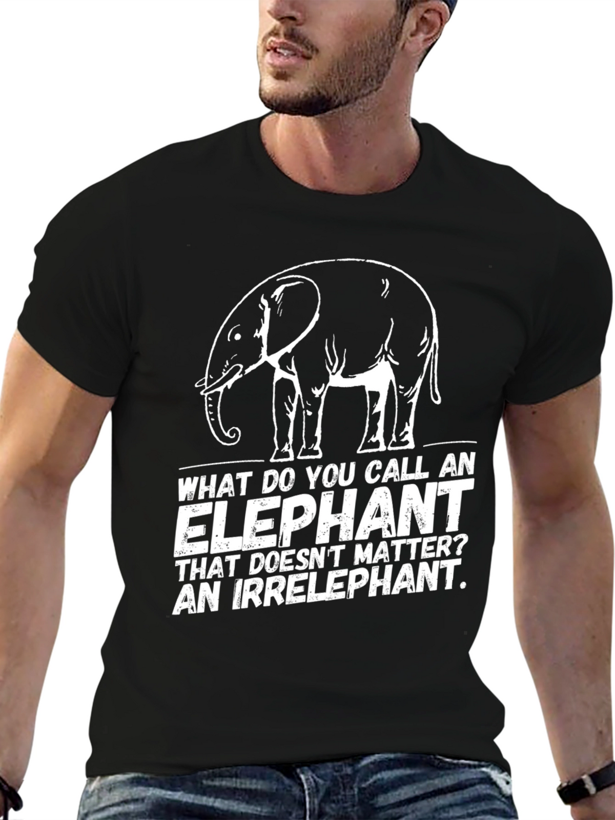 Irrelephant T-Shirt - Funny Elephant Joke Tee