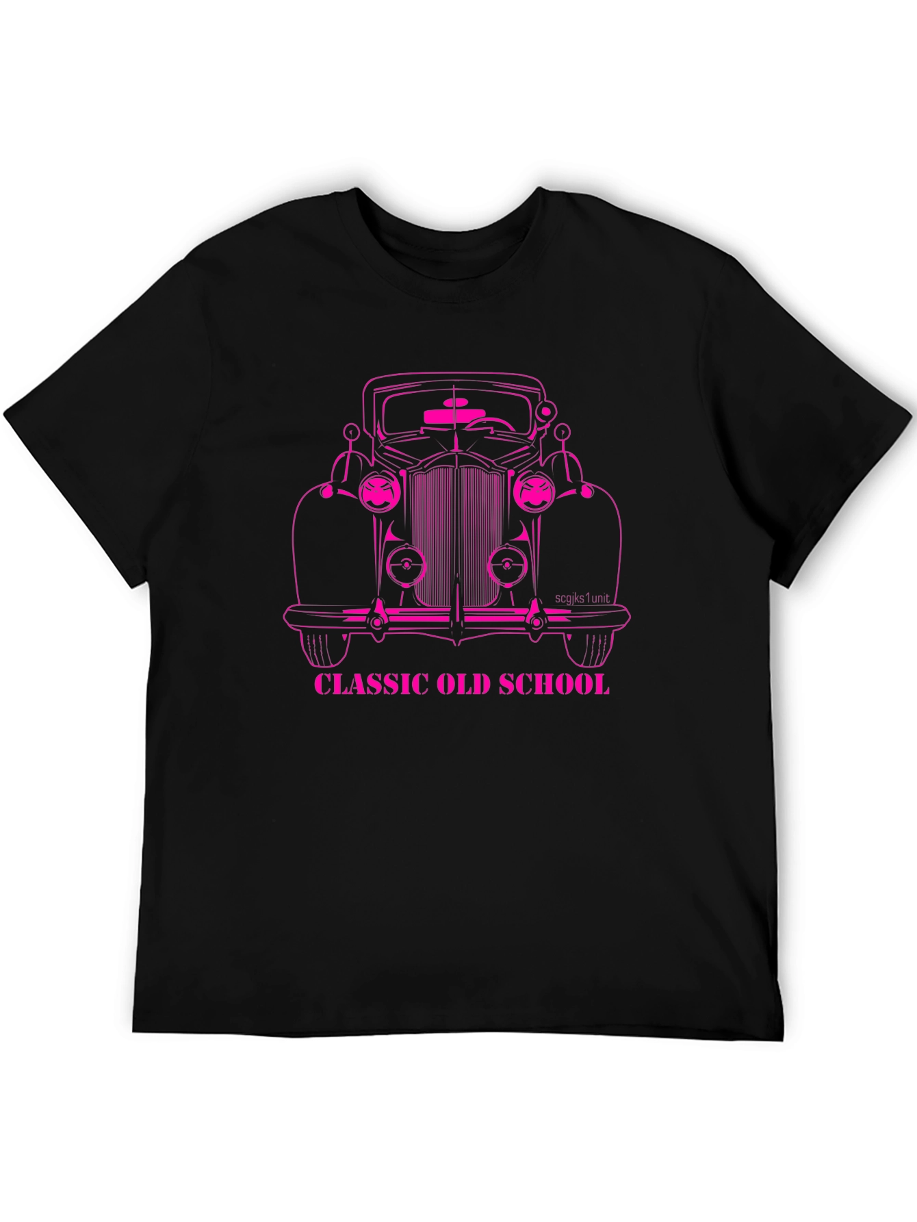 Classic Old School Car Graphic T-Shirt