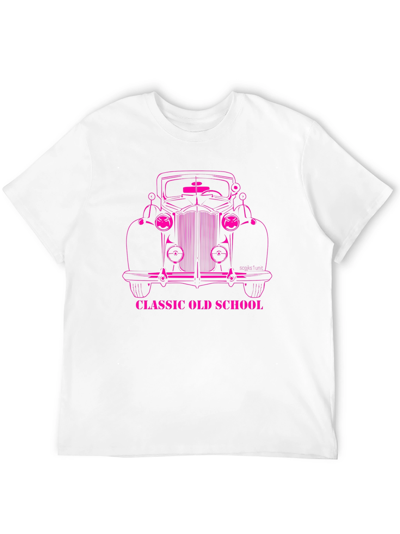 Classic Old School Car Graphic T-Shirt