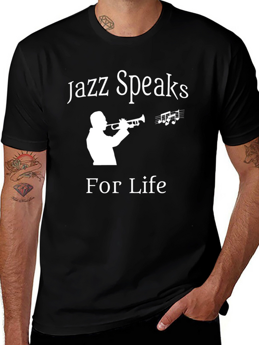 Jazz Speaks for Life Graphic T-Shirt