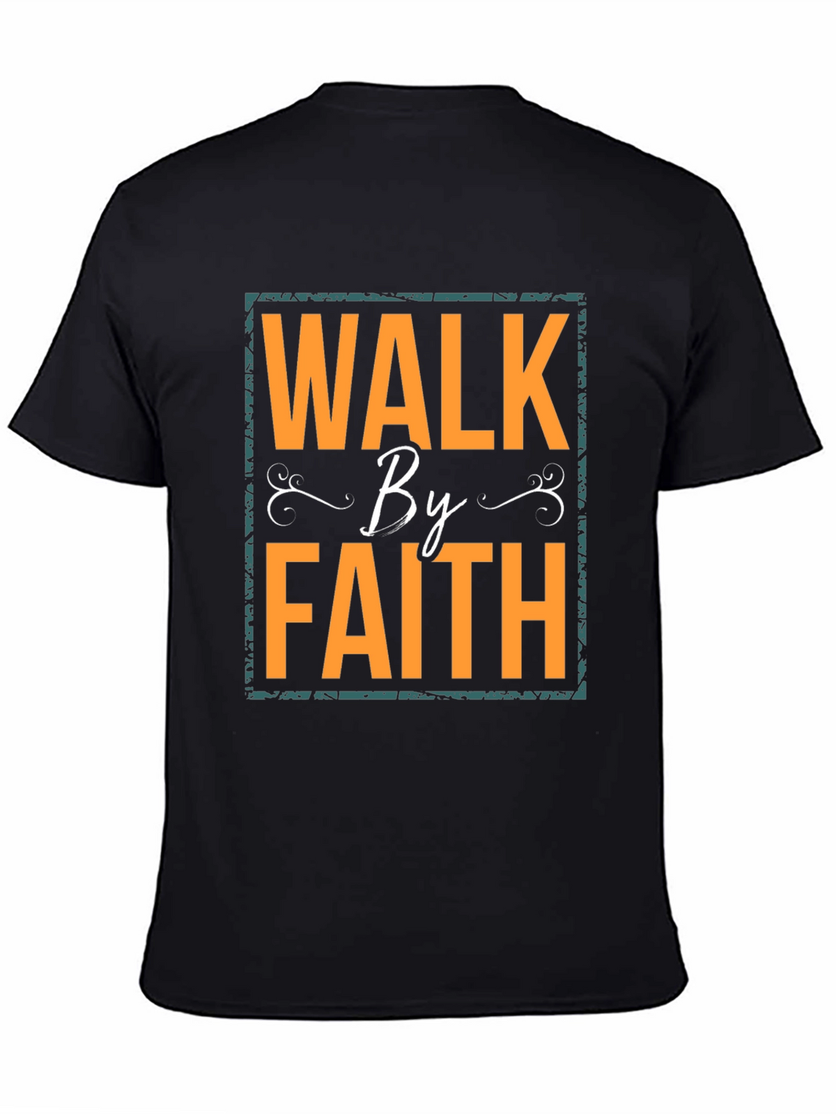 Walk By Faith Graphic T-Shirt - Black