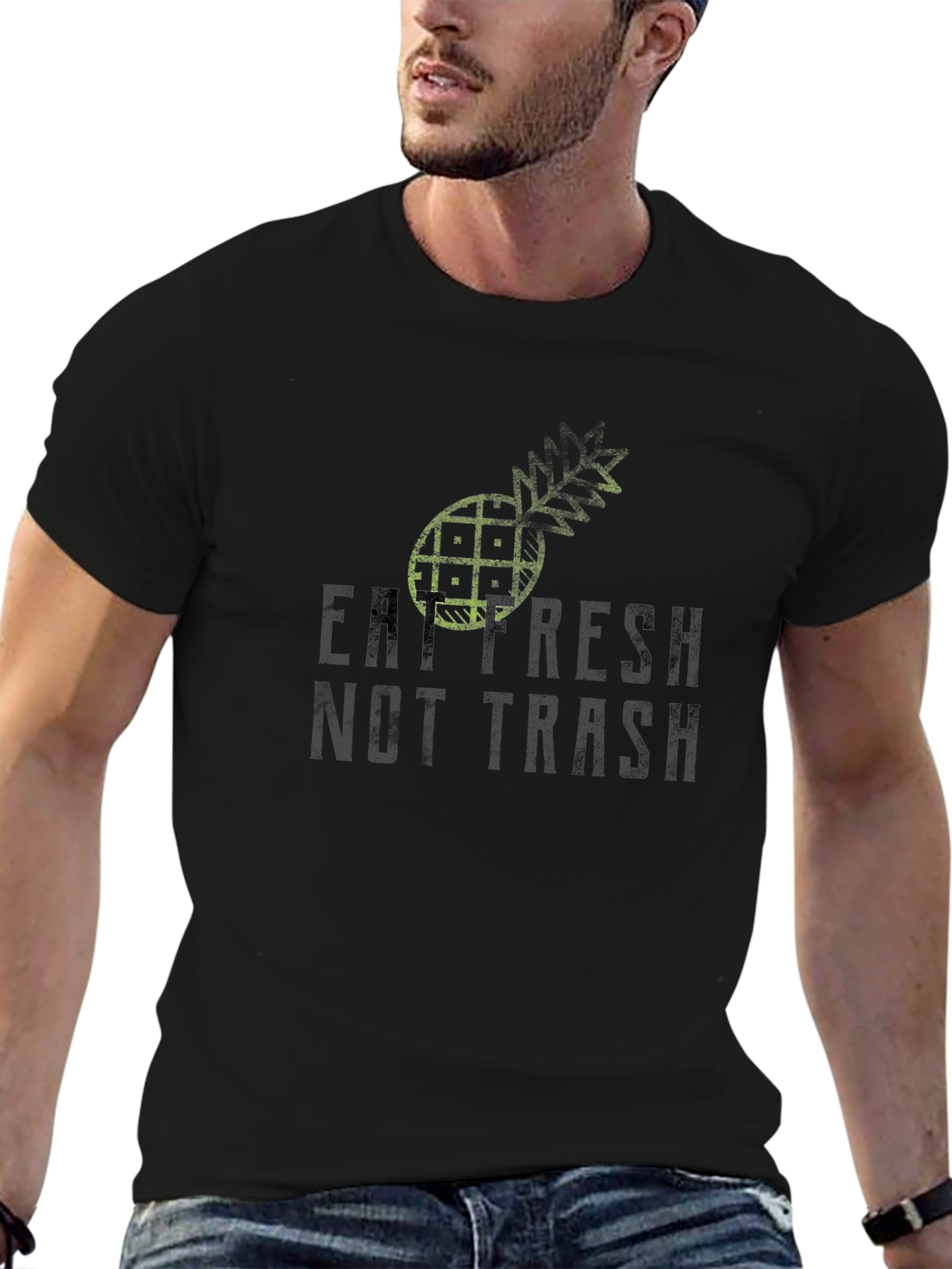 Eat Fresh Not Trash - Graphic T-Shirt