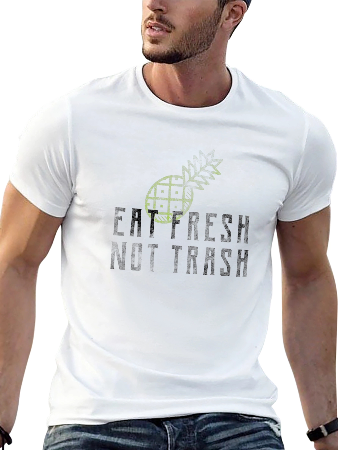 Eat Fresh Not Trash - Graphic T-Shirt