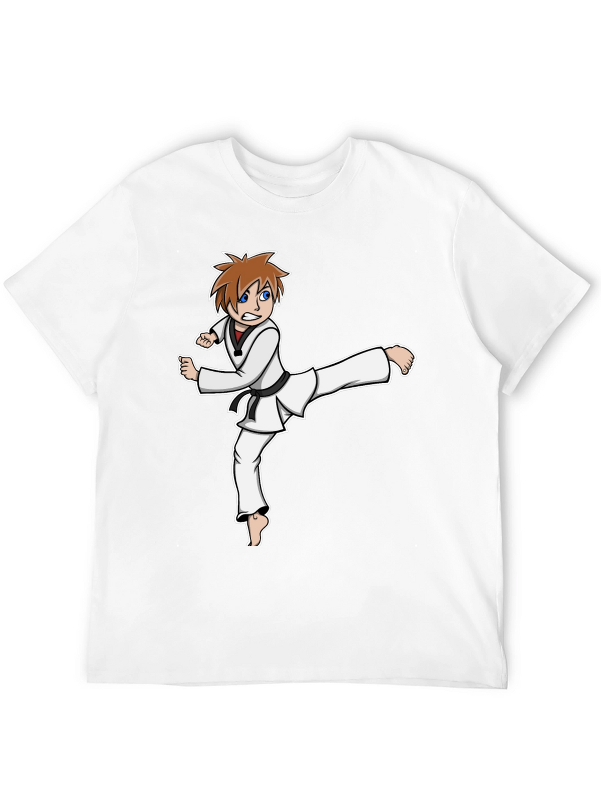 Karate Kid Graphic Tee - Black Martial Arts Shirt