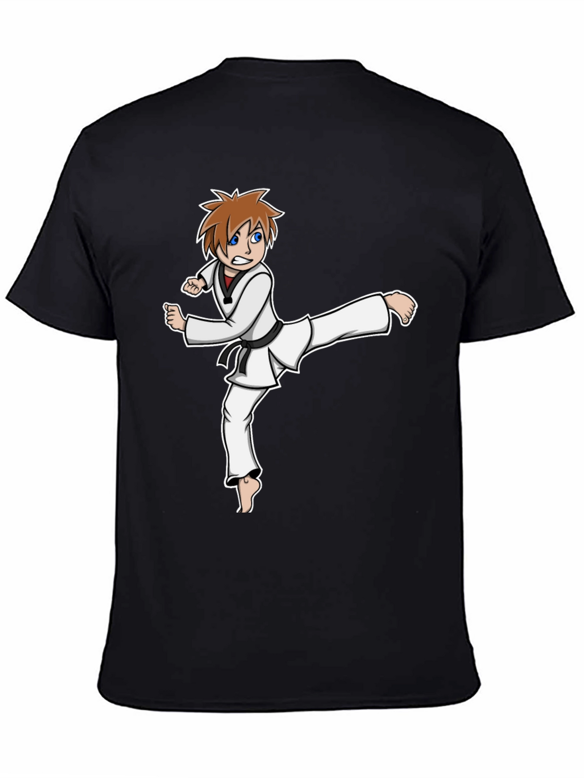 Karate Kid Graphic Tee - Black Martial Arts Shirt
