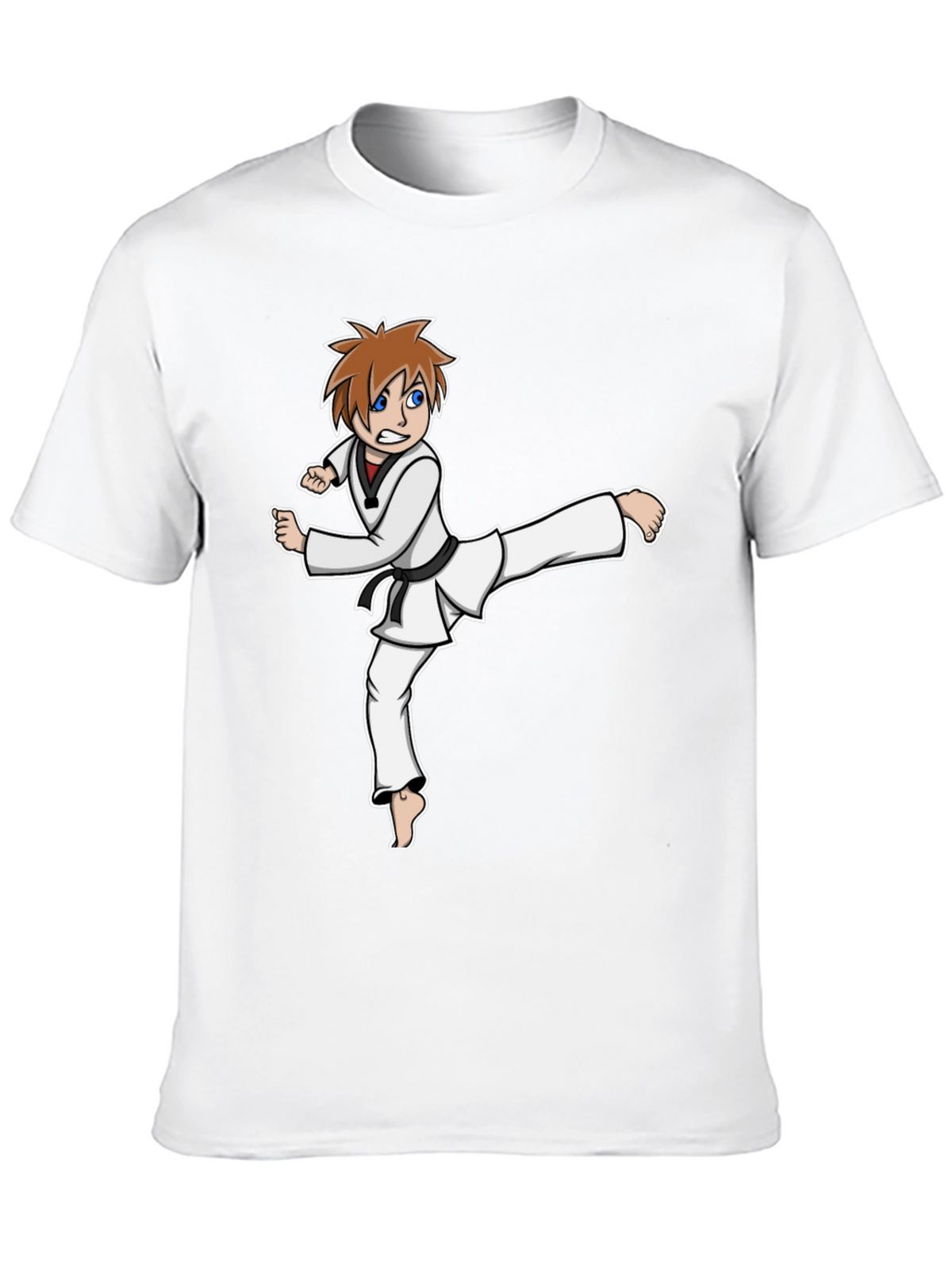 Karate Kid Graphic Tee - Black Martial Arts Shirt