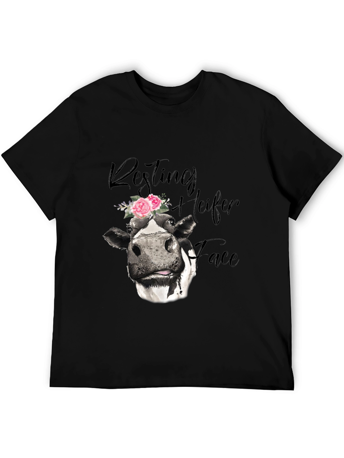 Resting Heifer Face Graphic Tee