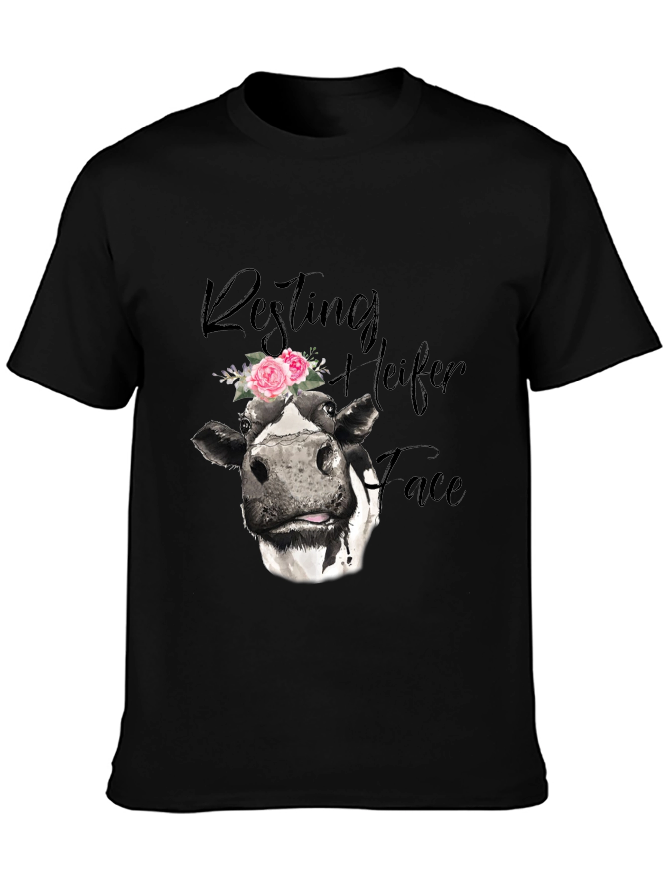 Resting Heifer Face Graphic Tee